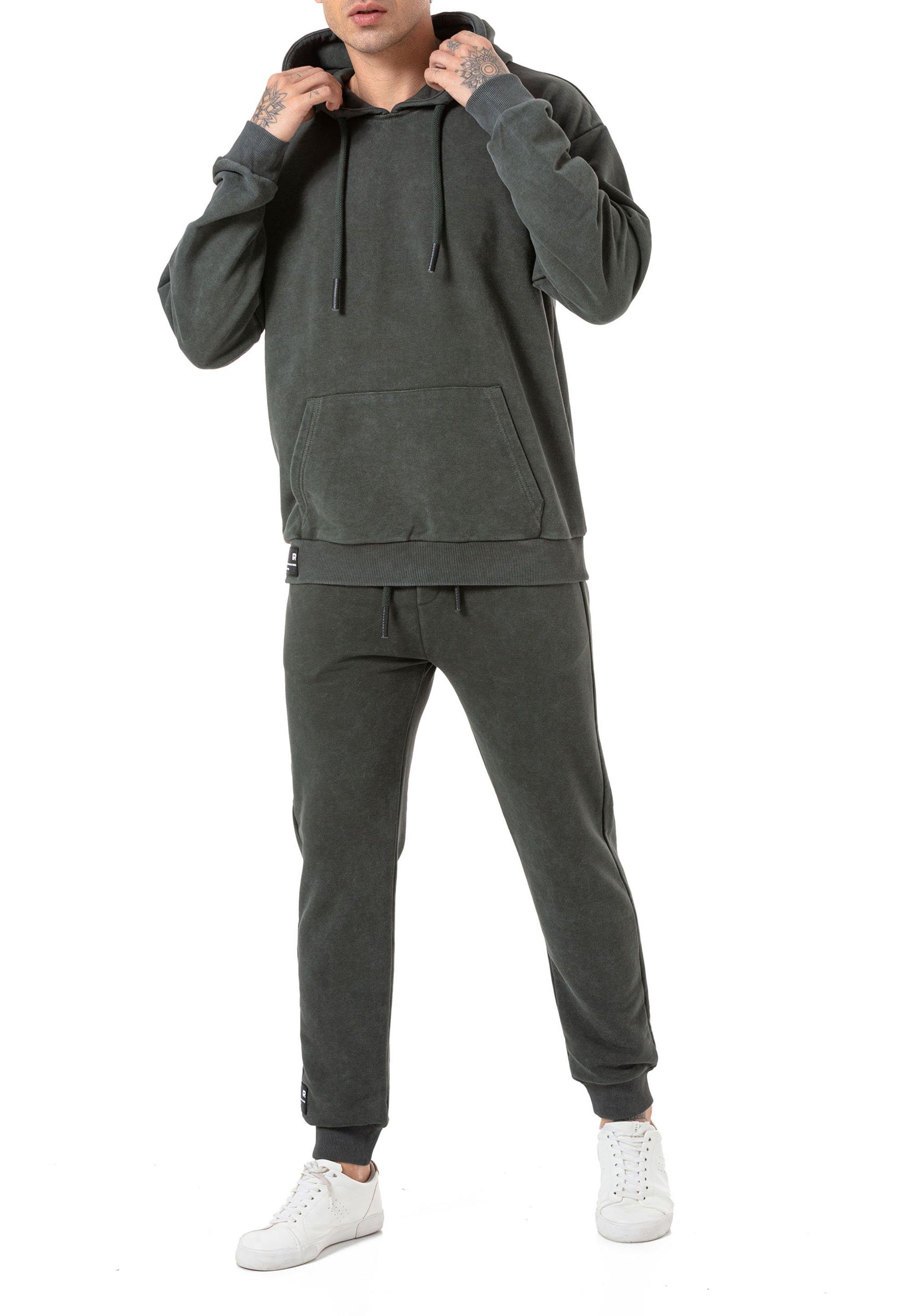 RedBridge Jogginganzug Jogginganzug-Set Stilvoll & Komfortabel Kapuzenpulli günstig online kaufen