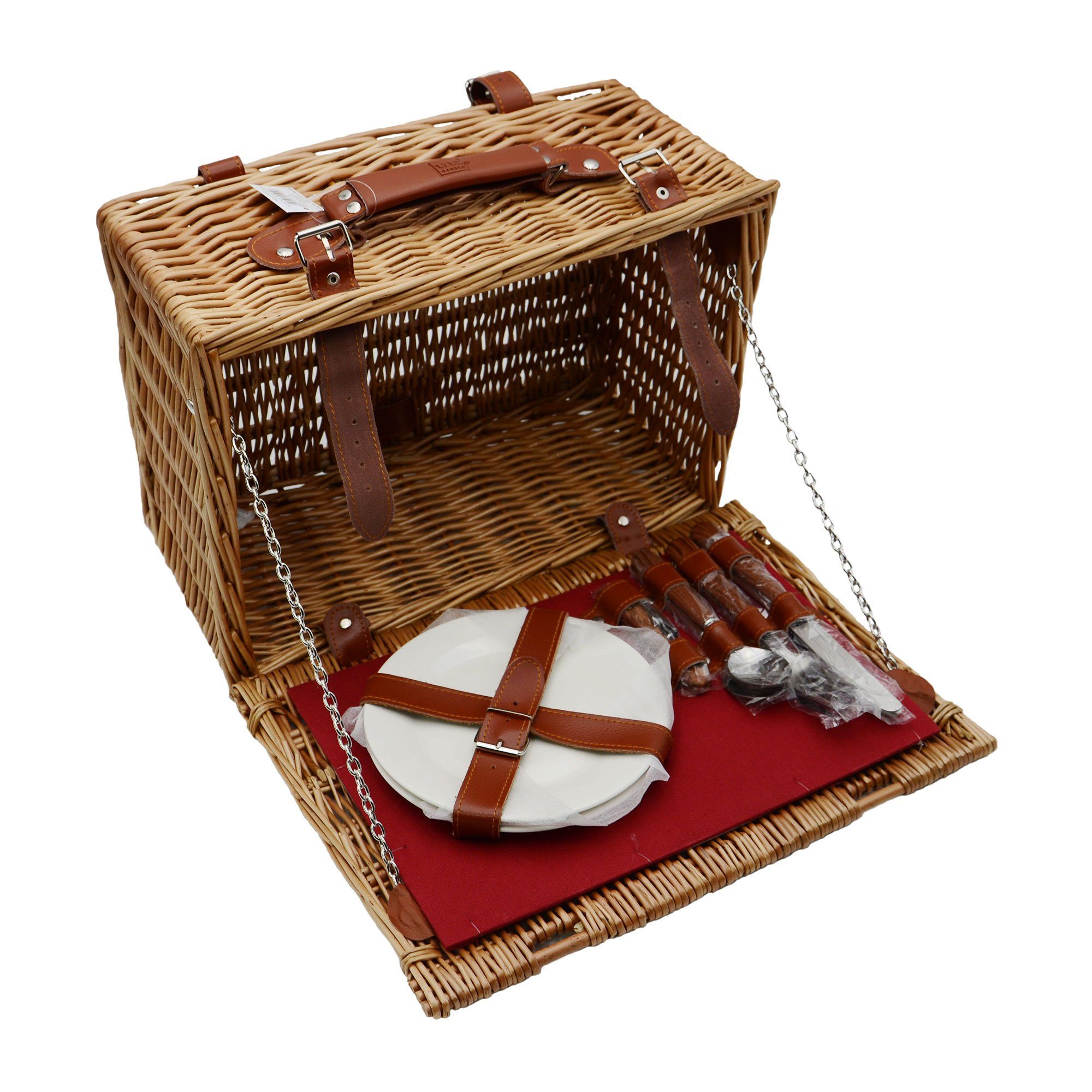 UNUS GARDEN Fahrradkorb Picknickkorb für den Gepäckträger