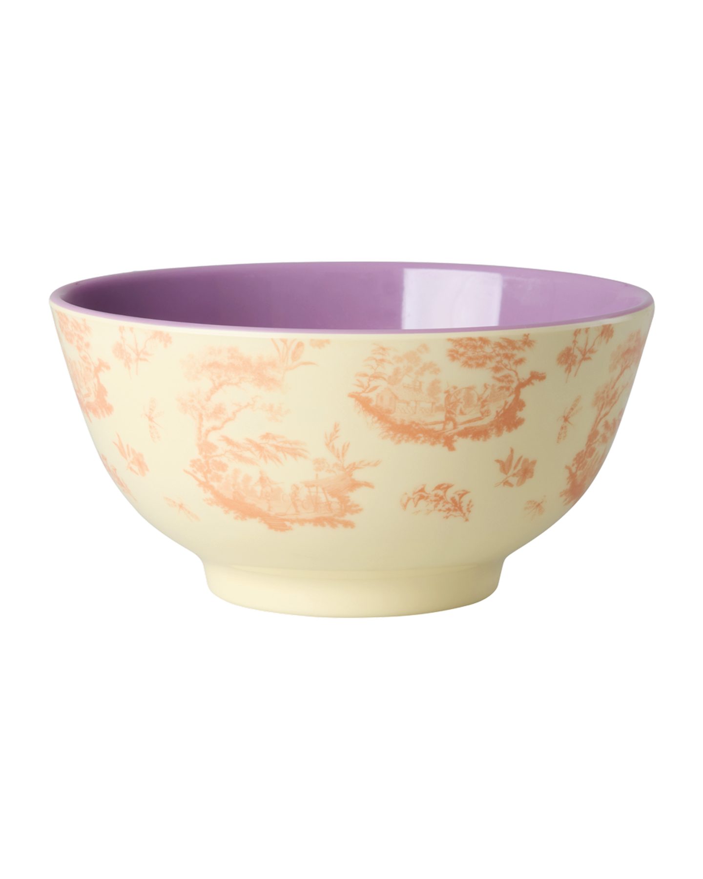 rice Schüssel Rice Melamin Schüssel - Fahnwerk Motiv Creme 700ml, Melamin, (1-tlg)