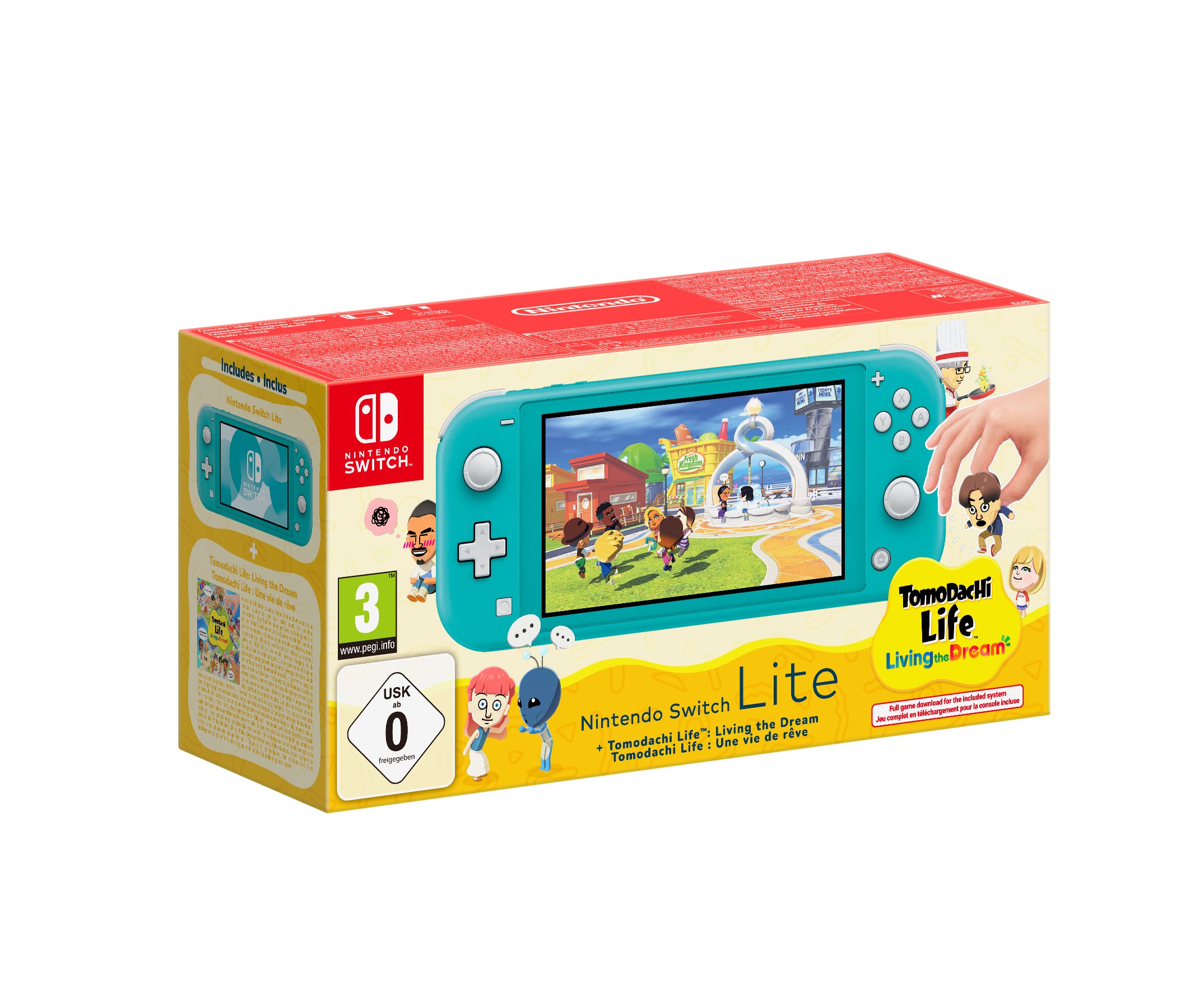 Nintendo Switch Nintendo Switch Lite + Tomodachi Life: Wo Träume wahr werden