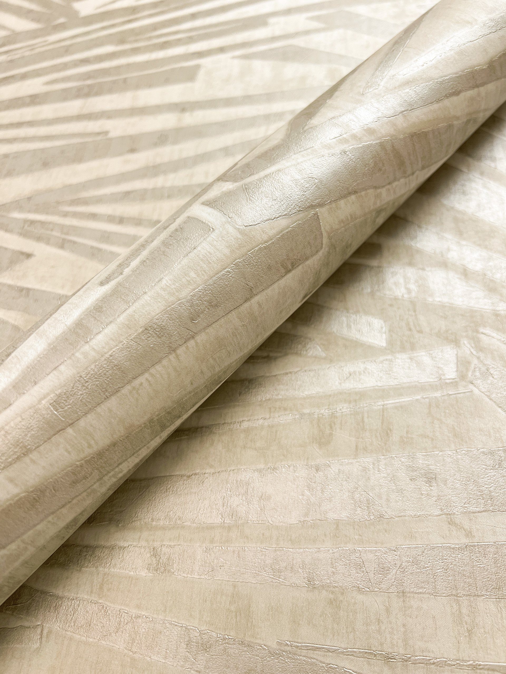 Newroom Vliestapete, Beige Tapete Glamour Linien günstig online kaufen