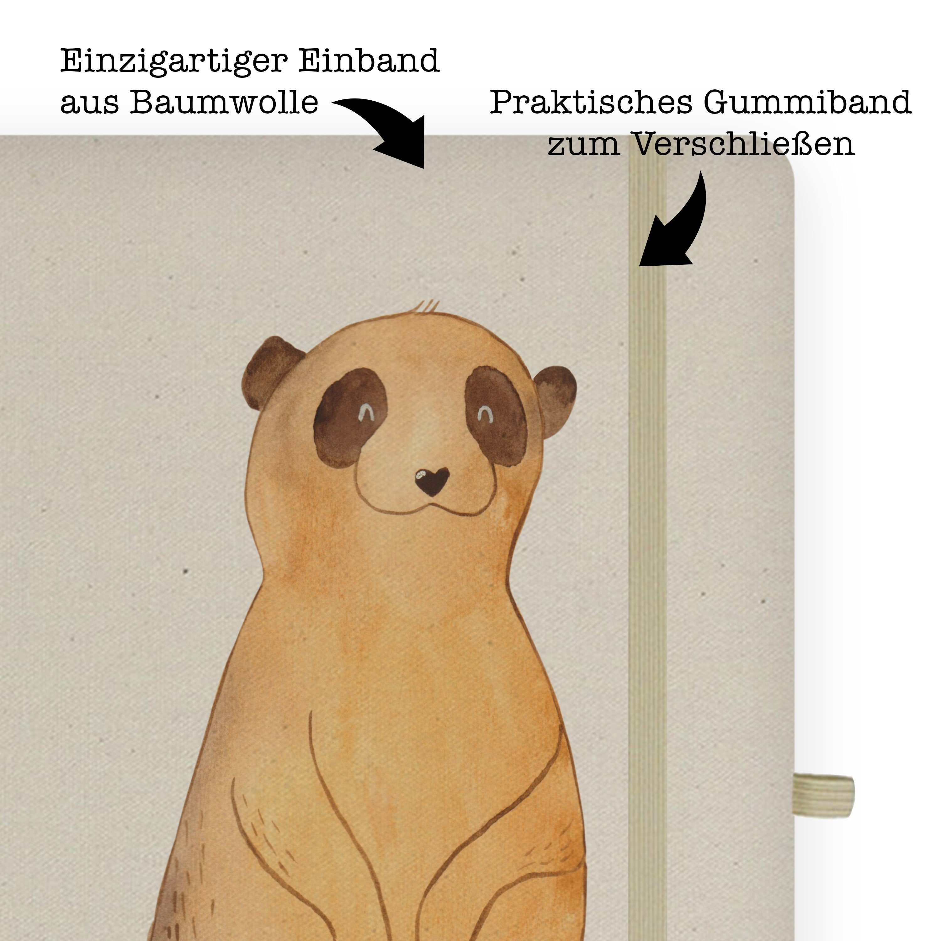 Mr. Mrs. Notizbuch Erdmännchen Transparent & - Panda Roadtrip, Journal, Geschenk, Mrs. Panda Mr. - Skizzenbuch, &