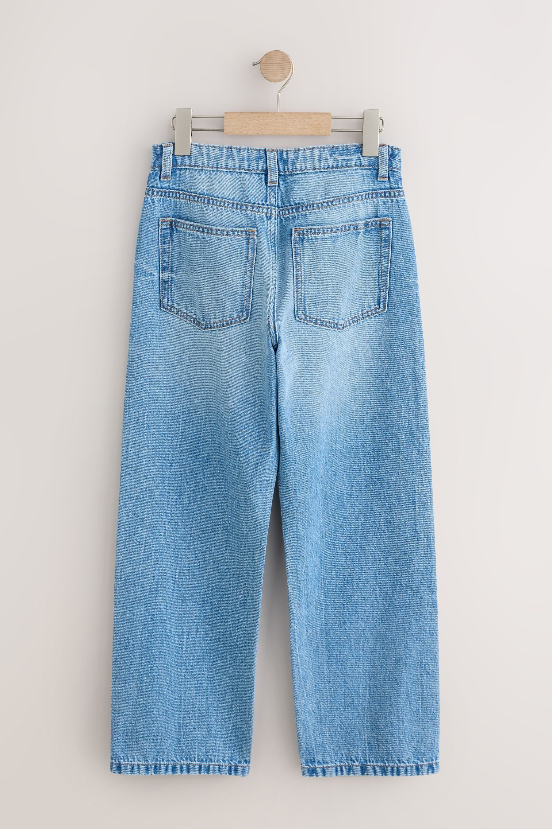 Next Weite Jeans Länger geschnittene Jeans mit weitem Bein (1-tlg) – Bild 2 von 4