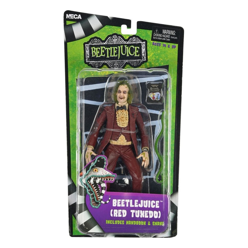 NECA Actionfigur Beetlejuice 1988 Beetlejuice Red Tuxedo 18 cm