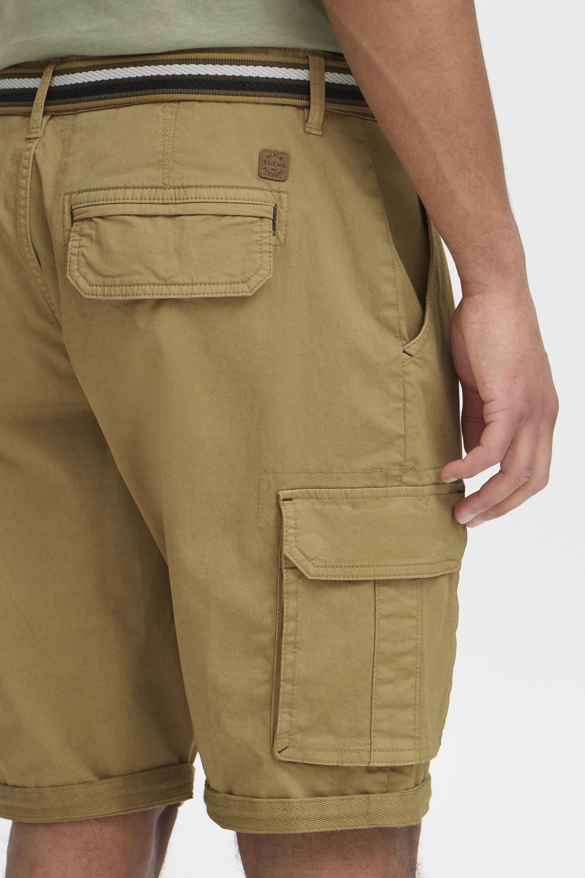 Blend Cargoshorts BHBrian Stilvolle Cargo Shorts mit Taschen und Gürtel