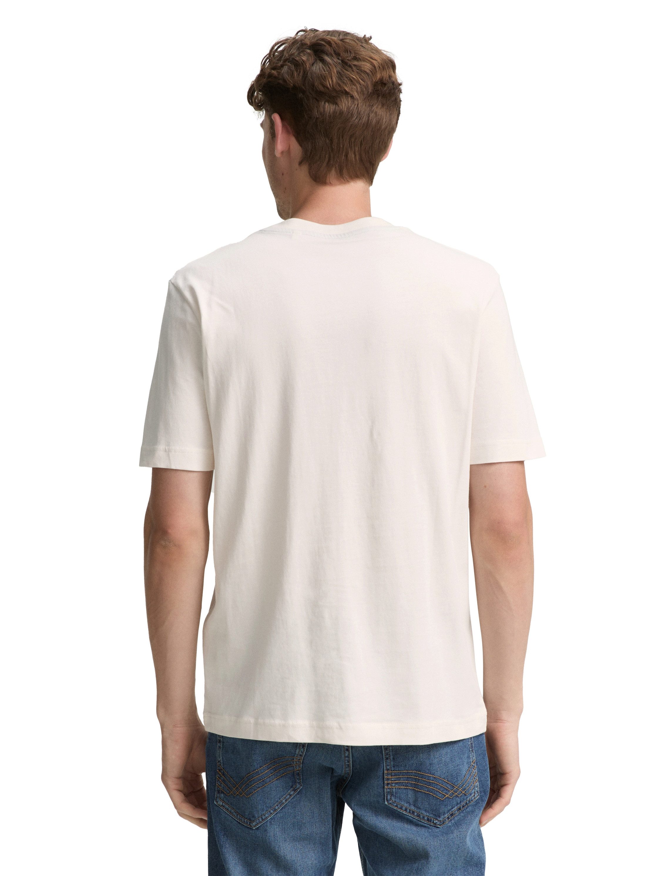 TOM TAILOR T-Shirt mit großem Logofrontprint