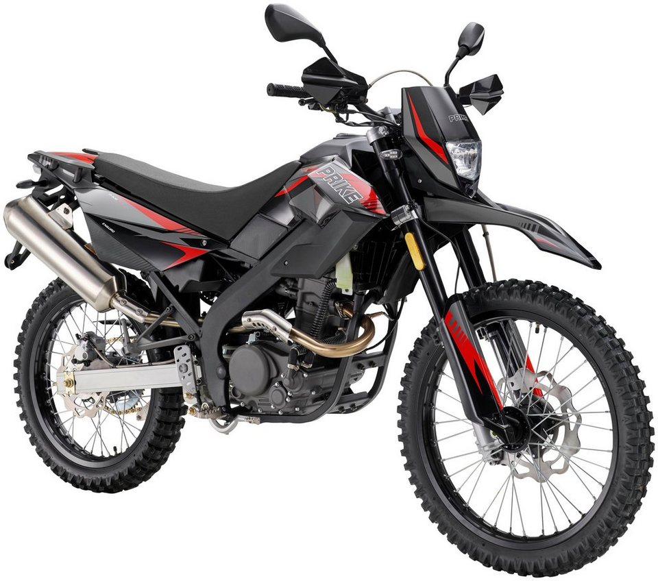 PRIKE Motorrad PXE 125 Enduro, 125 ccm, 102 km/h, Euro 4, Tageszulassung  11/20