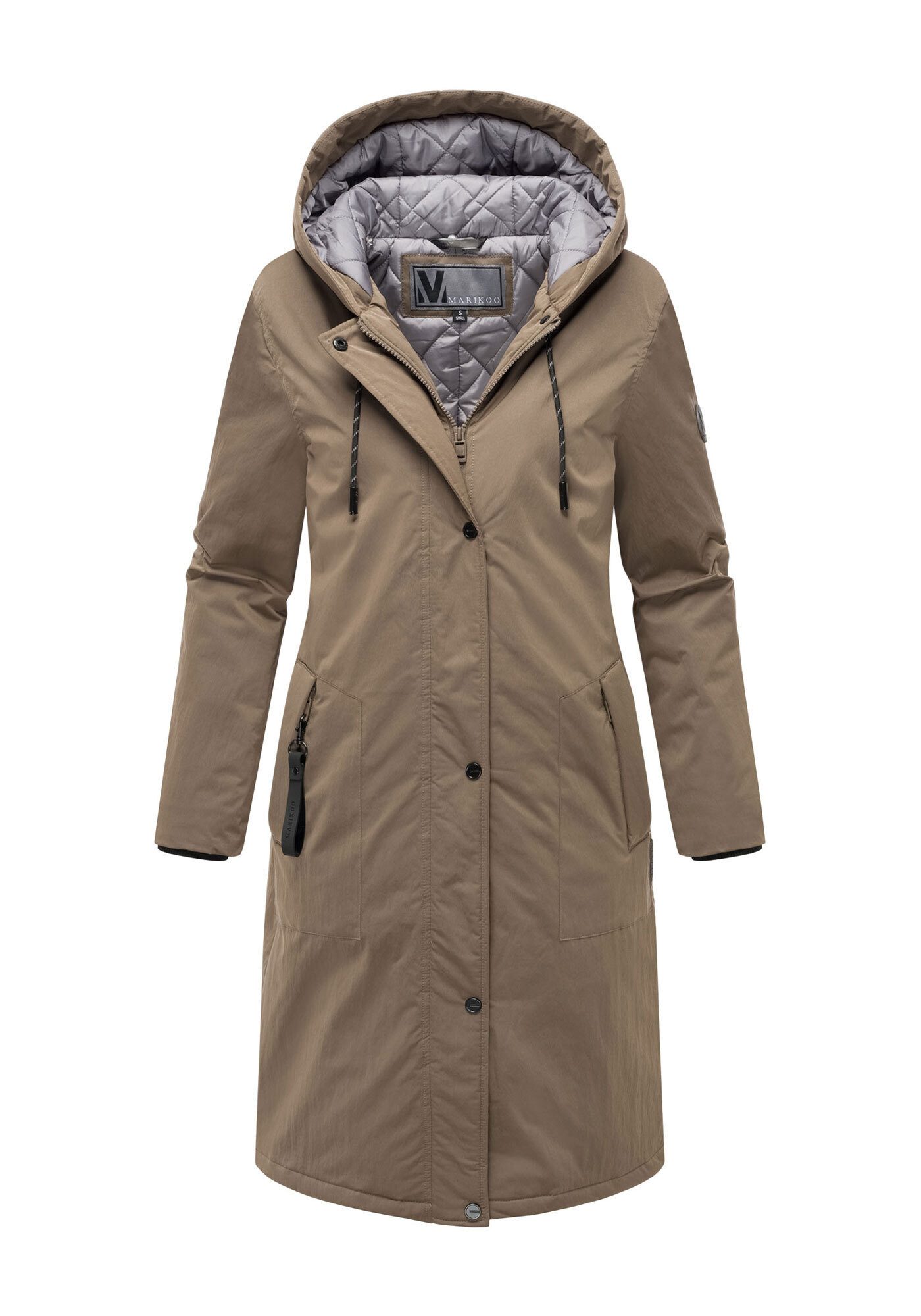 Marikoo Winterjacke Ledalaa mit großer Kapuze