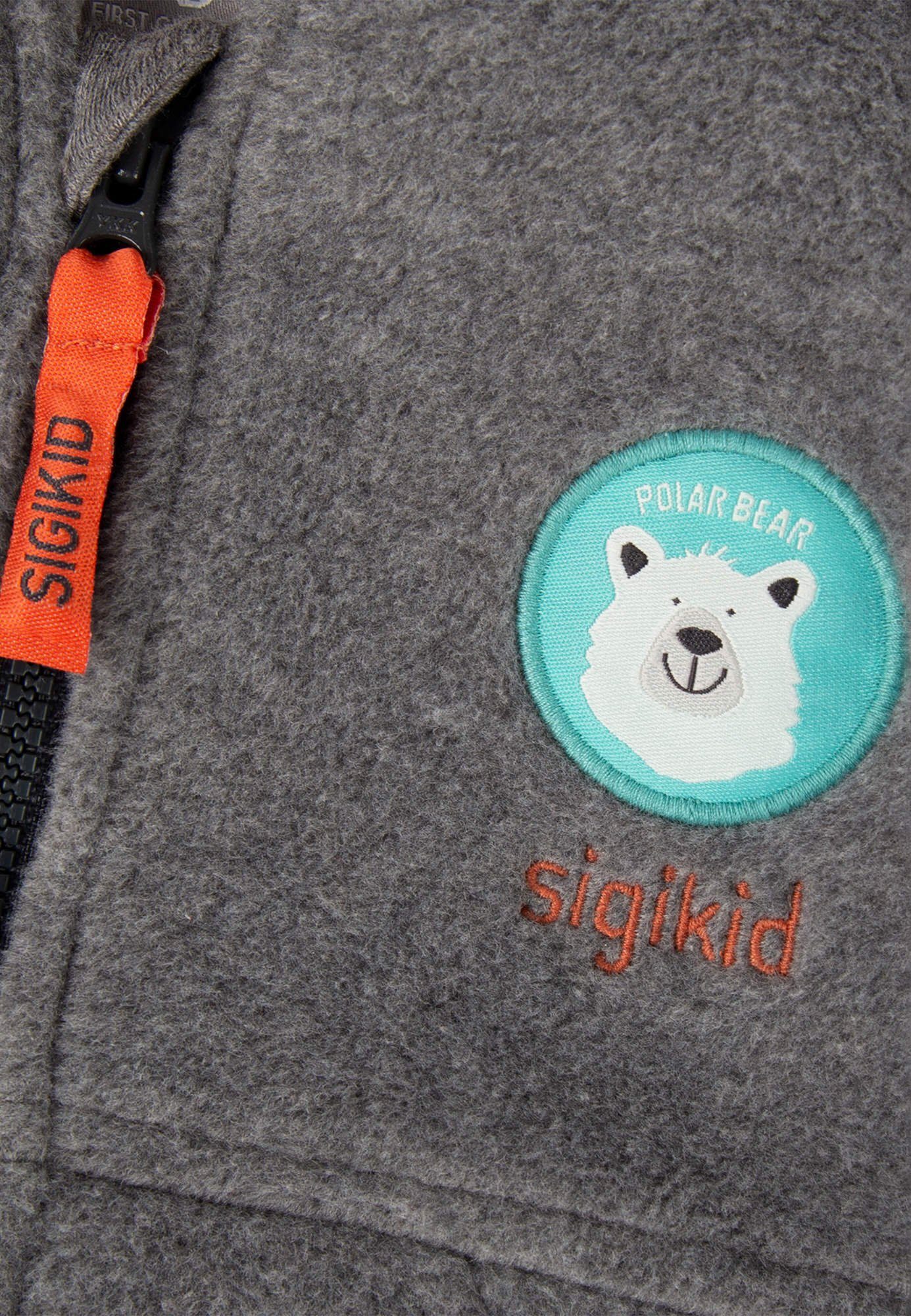 Sigikid Jacke mit Baby Baumwollfutter (1-St) Fleecejacke Fleecejacke