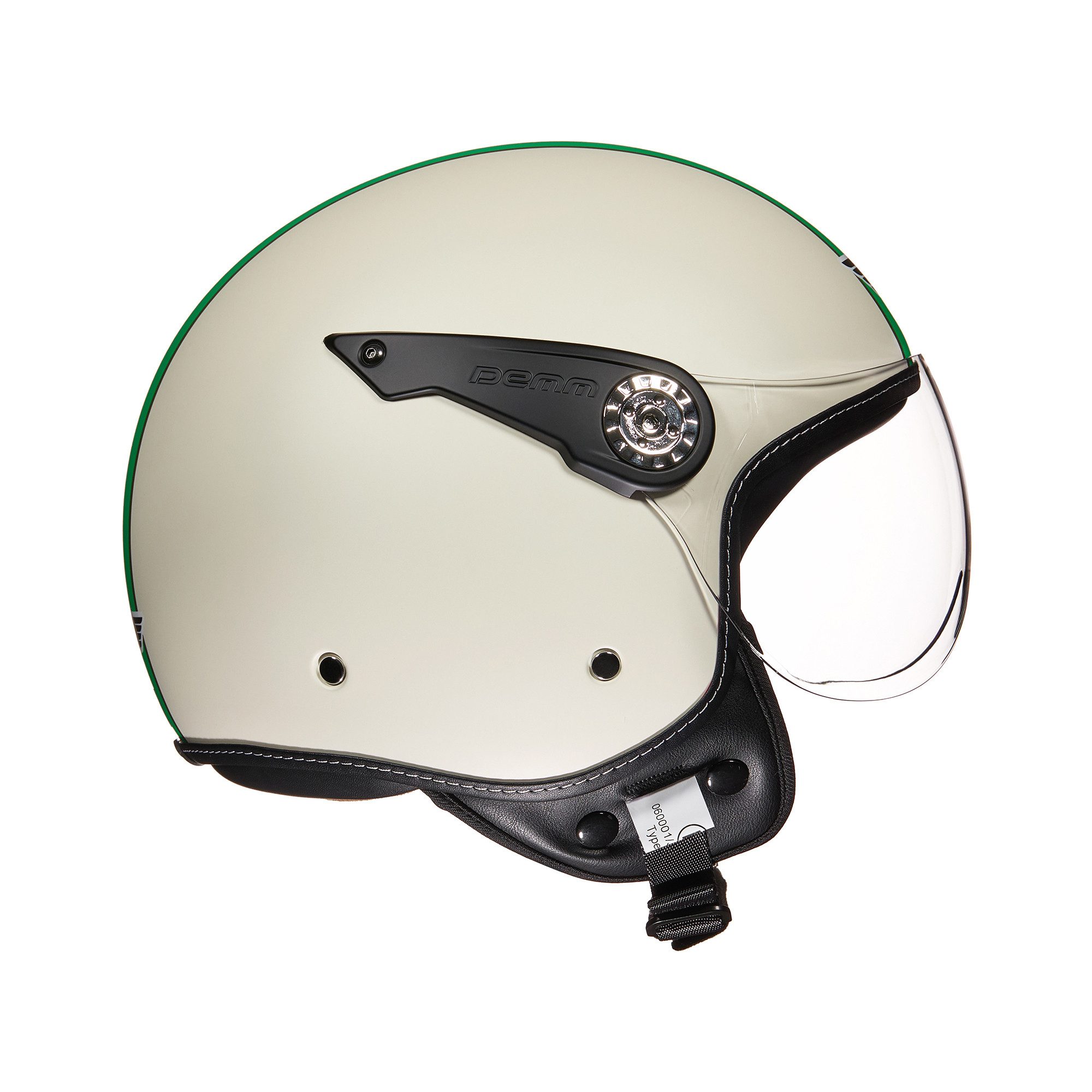 MOTO HELMETS Motorradhelm Integralhelm Motorrad Full Helm H-44 Italia, Helm für Motorrad Roller Scooter, Schnellverschluss, Visier, nur 1050g