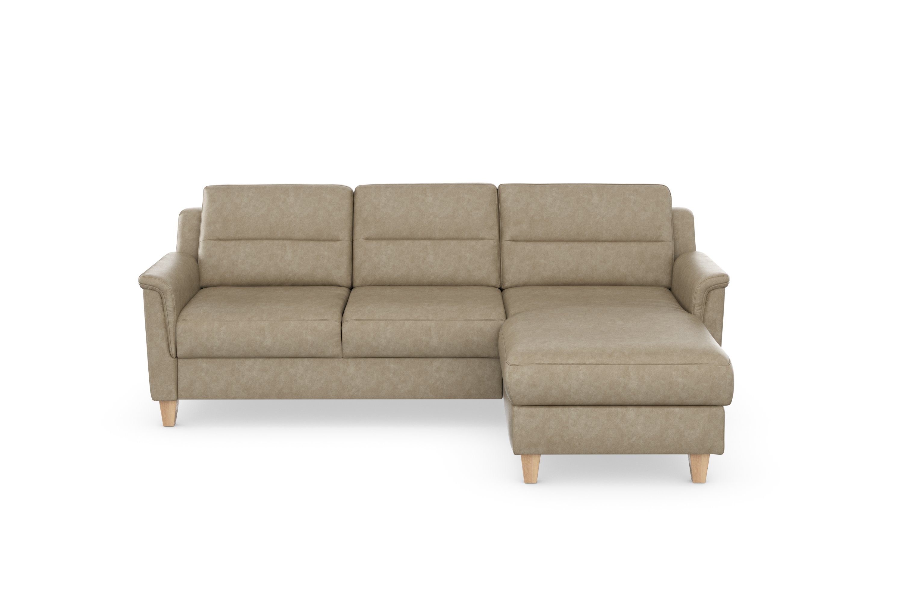 sit&more Ecksofa "Farö L-Form" inklusive Federkern, wahlweise mit Bettfunkt günstig online kaufen