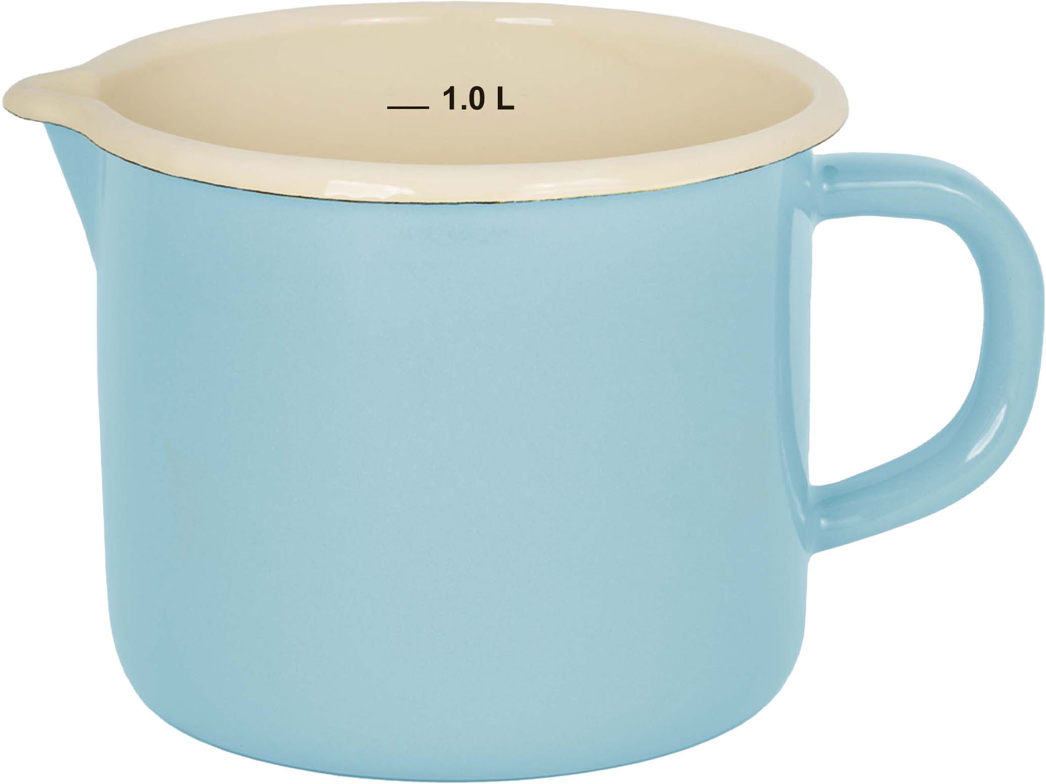 Krüger Milchtopf Sylt, Emaille (1-tlg), Induktion