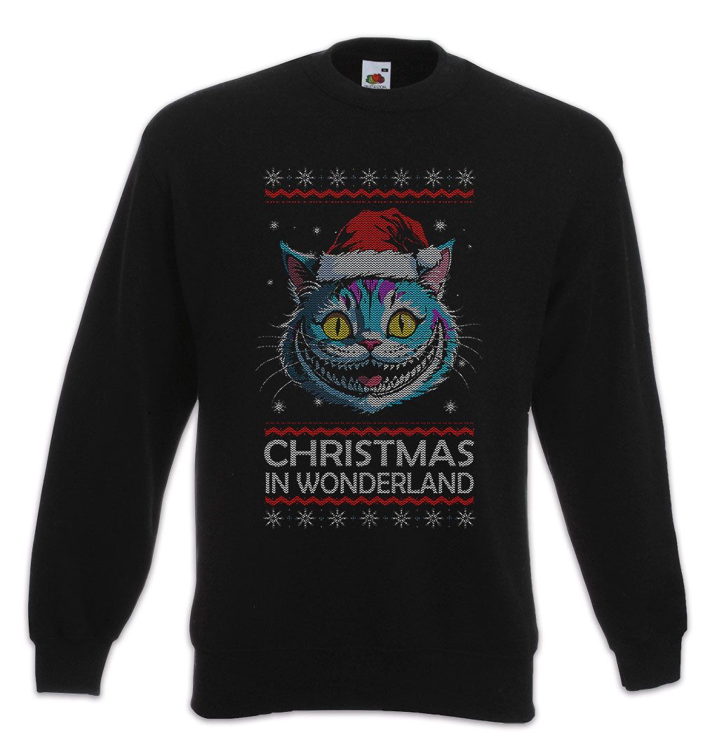 Sweatshirt Christmas Wonderland Sweatshirt Winter Merry Alice Santa In X-Mas