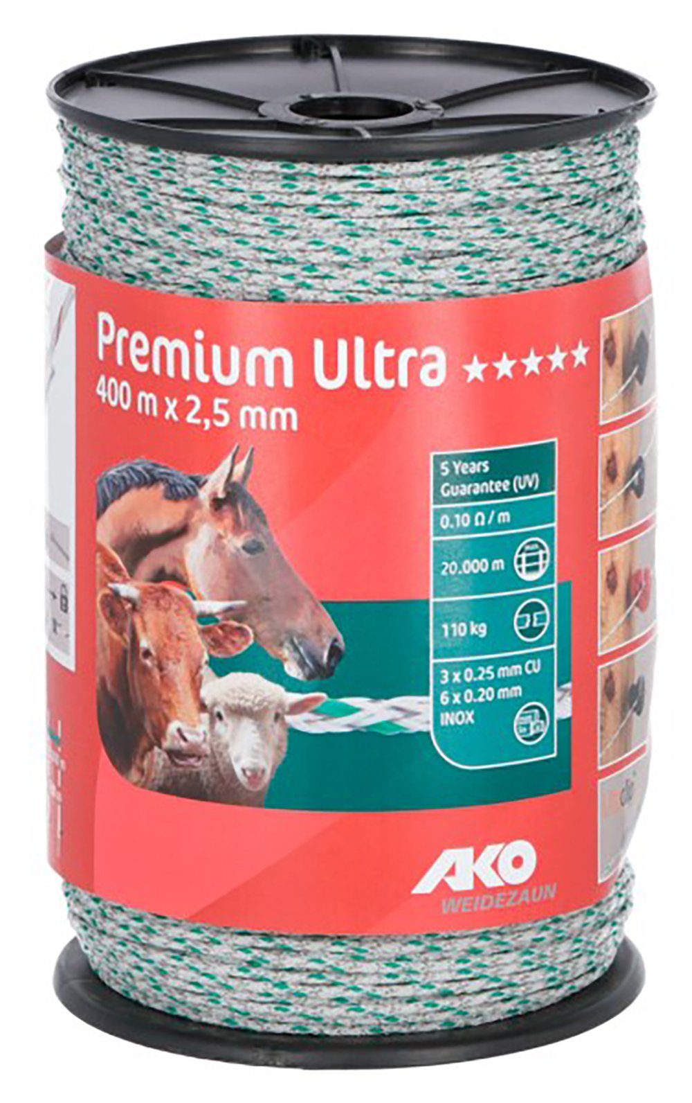 Kerbl Weidenzaun Kerbl Premium Ultra Litze, günstig online kaufen