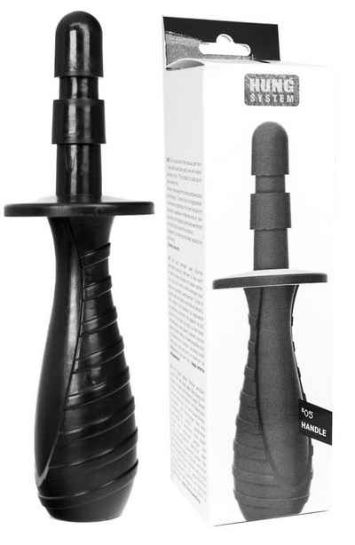 HUNG SYSTEM Dildo HUNG SYSTEM Double Poignee/Handle black, Toys für Alle,Hung System,HUNG SYSTEM,Import-ST Rubber,women,men,HU