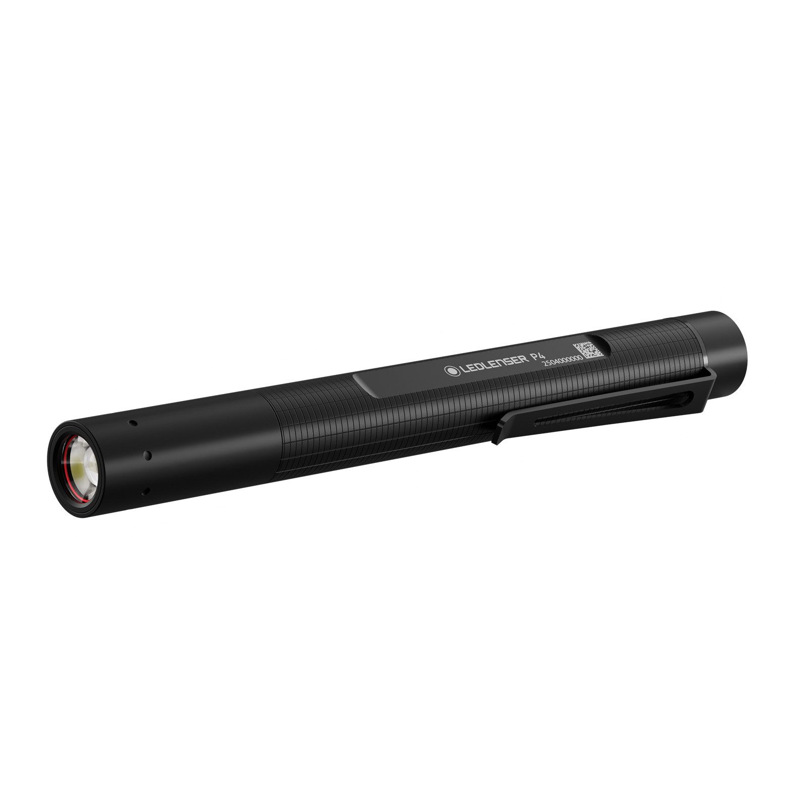 Ledlenser Taschenlampe P4, bis 180 Lumen, 90m Leuchtweite, IP54, 23 Std Laufzeit, Batterie