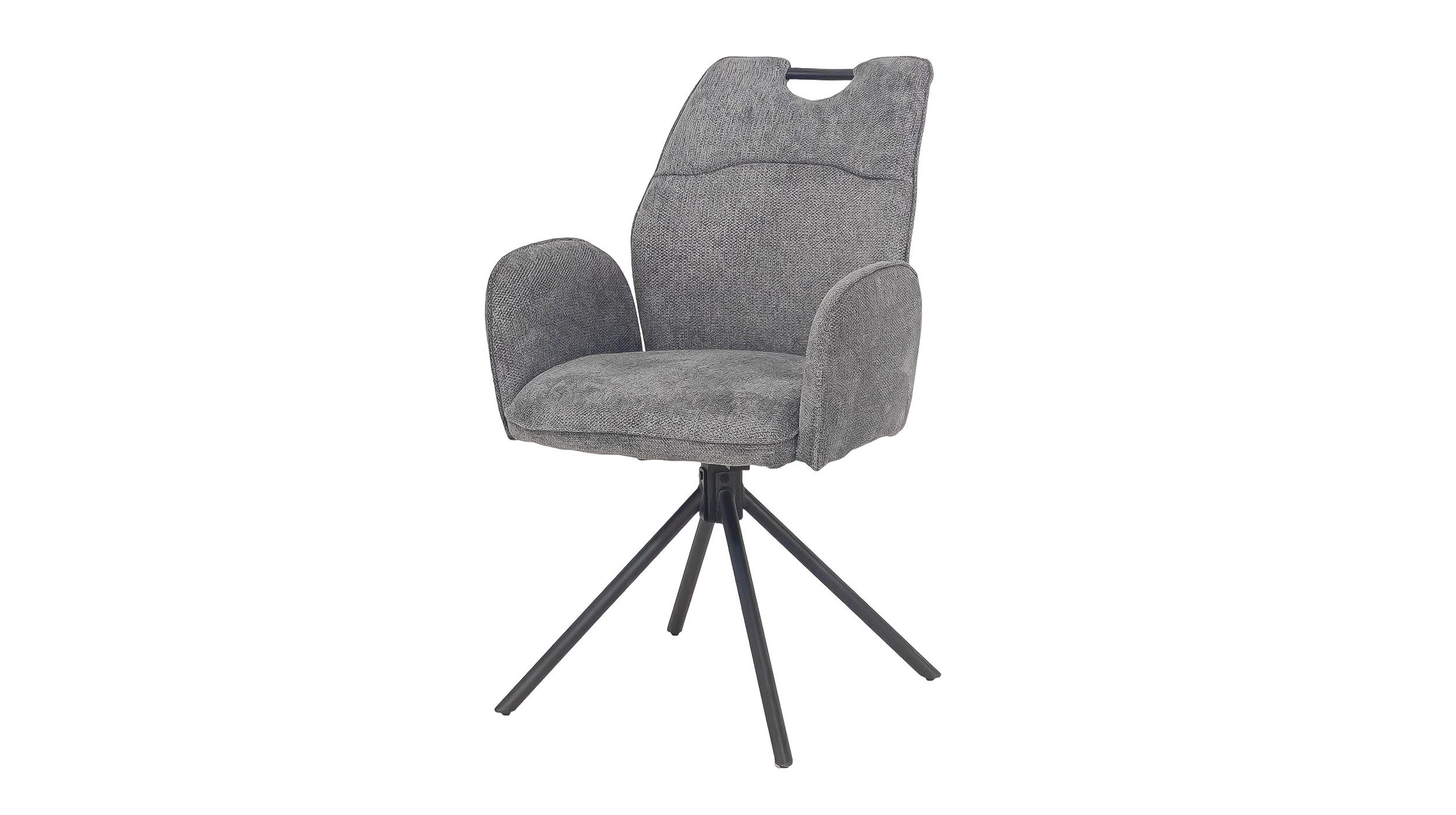 Massivart® Polsterstuhl drehbar 360 Grad, Esszimmerstuhl mit Armlehnen, »CA günstig online kaufen