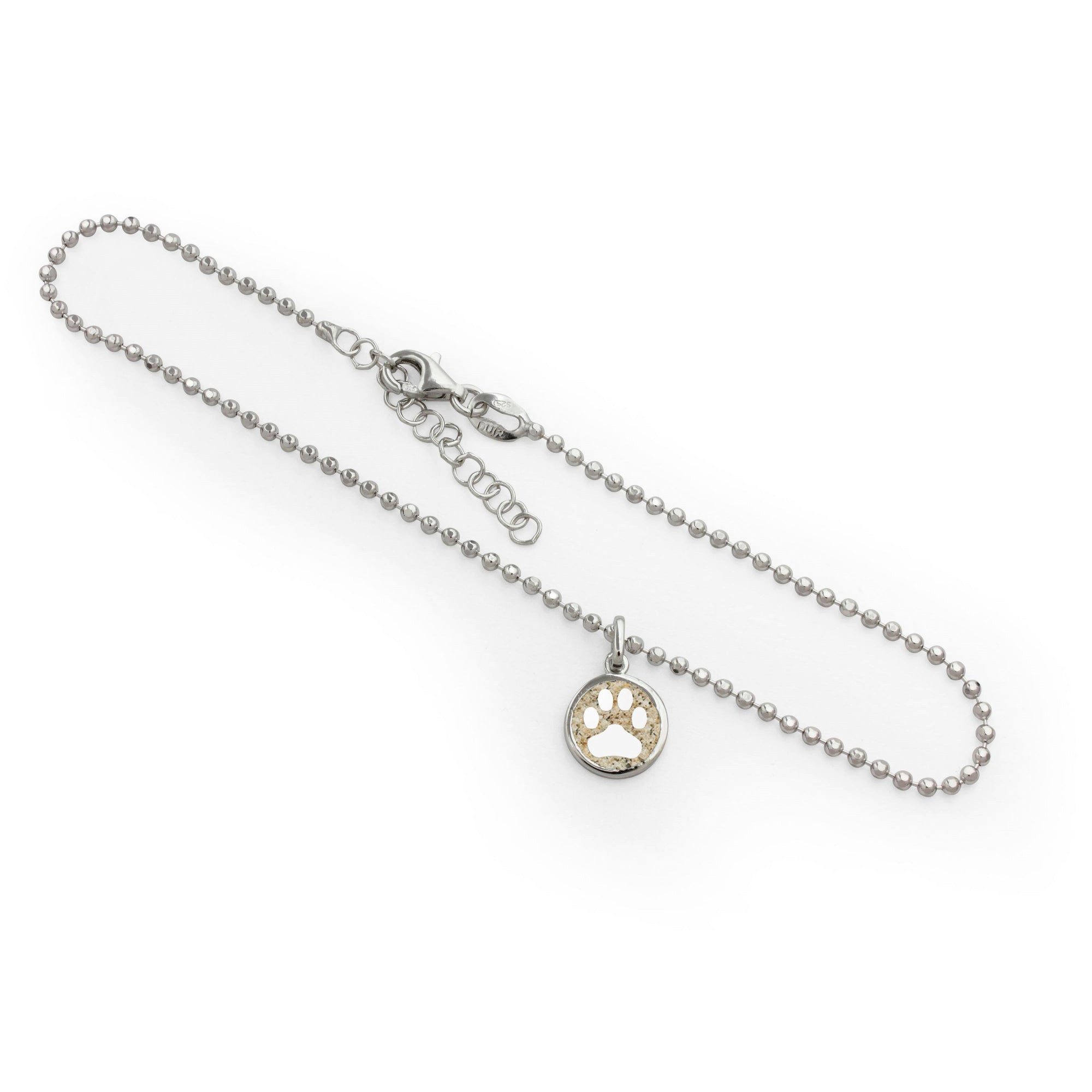 Armband DUR Schmuck: Fußkette "Lucky Dog" mit Strandsand, A1662