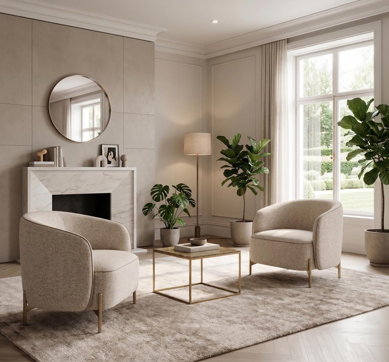 Xlmoebel Relaxsessel Zweier-Set moderner grauer Sessel für das Wohnzimmer (2-St., 2er-Set), Made in Europa