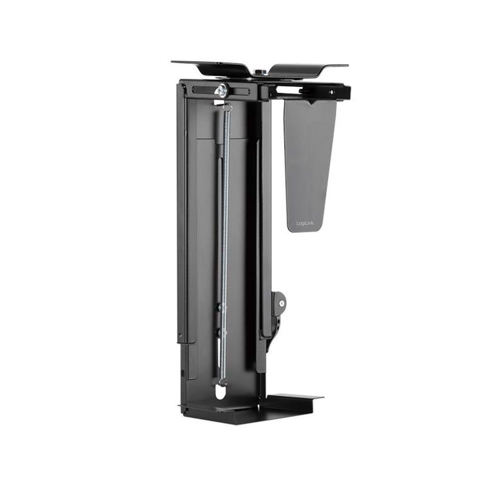 LogiLink Halterung PC-Halterung Untertisch EO0030, (drehbar mit Schnellverschluss bis 10kg 180° Gehäusehalterung Computerhalterung)