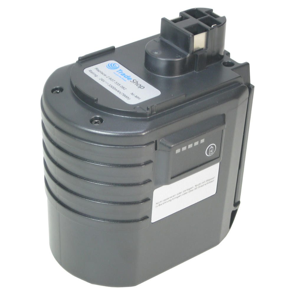 Trade-Shop Akku passend für Bosch GBH 24VRE GBH24VRE GBH 24 VRE GBH24 VRE 30A Akku Ni-MH 3300 mAh (24 V)