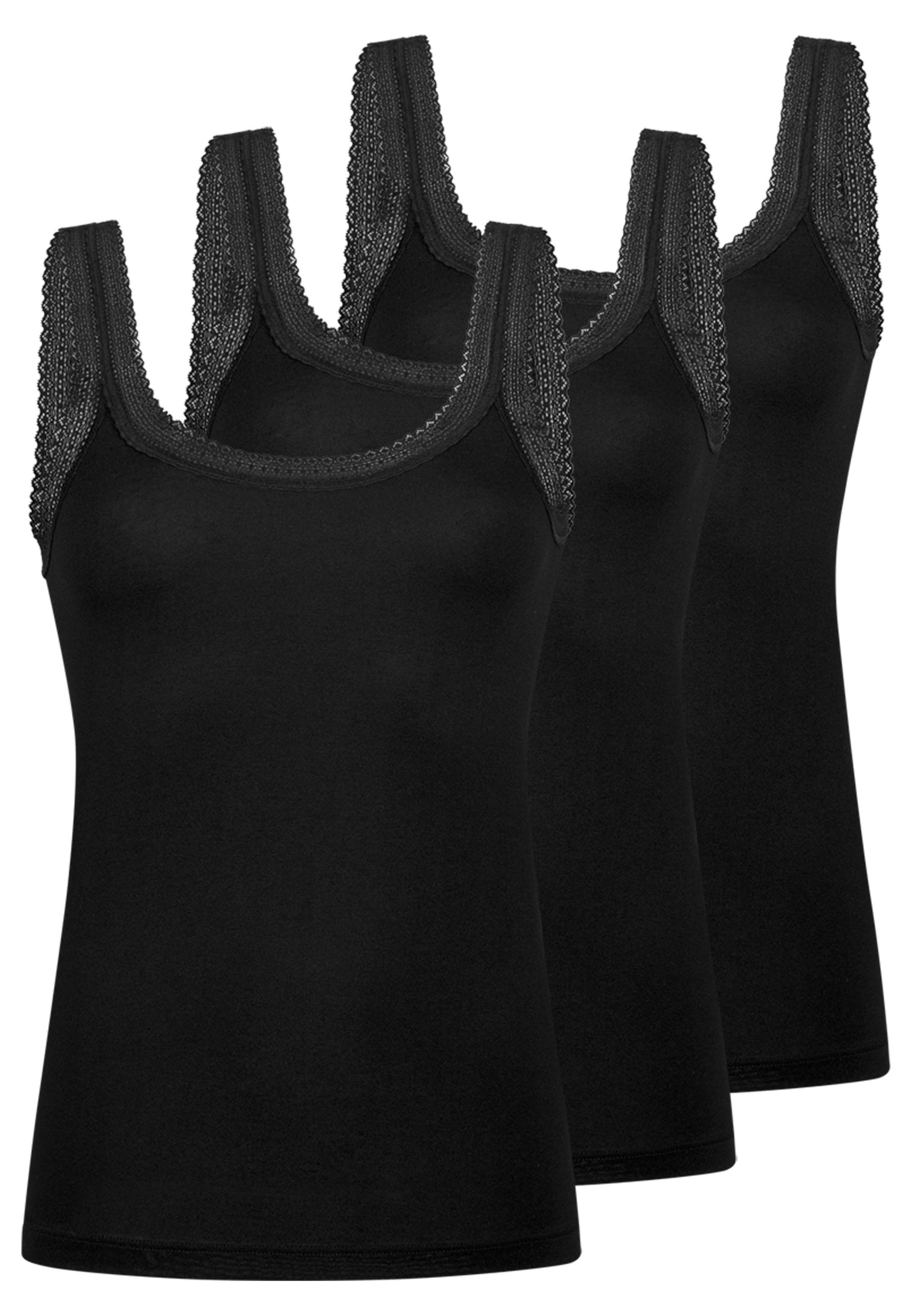 Unterhemd 3er Pack Modal Lace