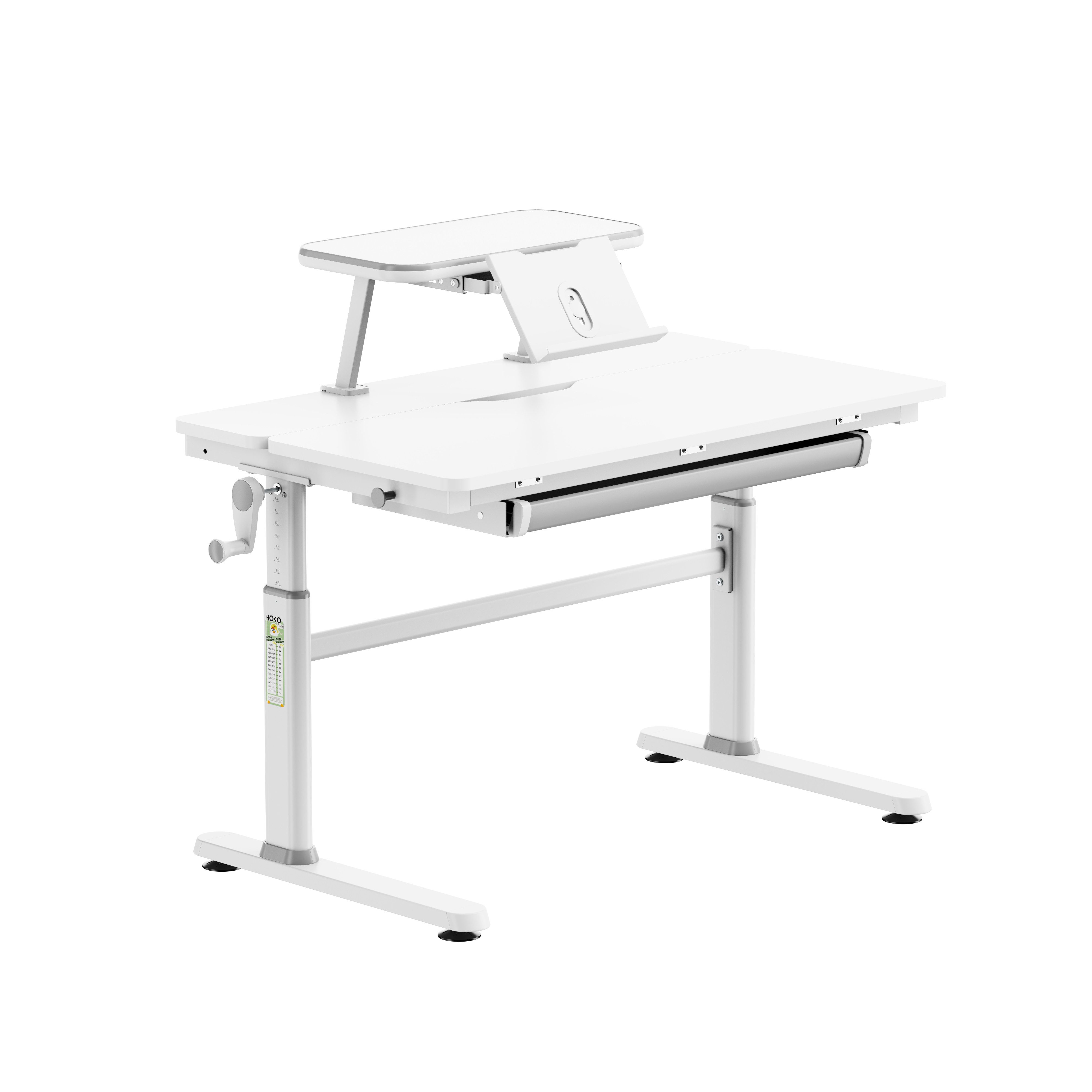 HOKO Kinderschreibtisch Ergo Jugend Schreibtisch höhenverstellbar 54-76 cm, günstig online kaufen