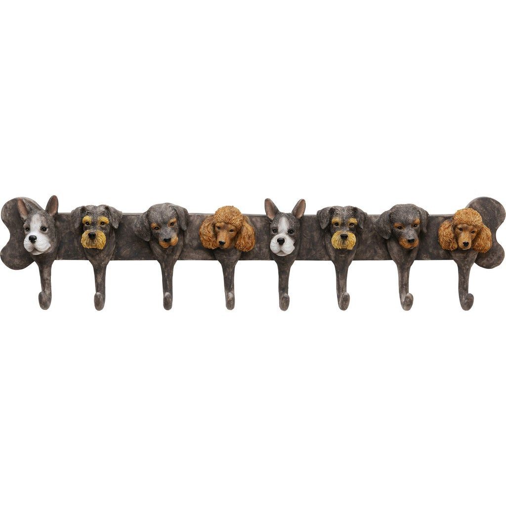 Kare Design Wandgarderobe Dog Family, mit 8 Haken