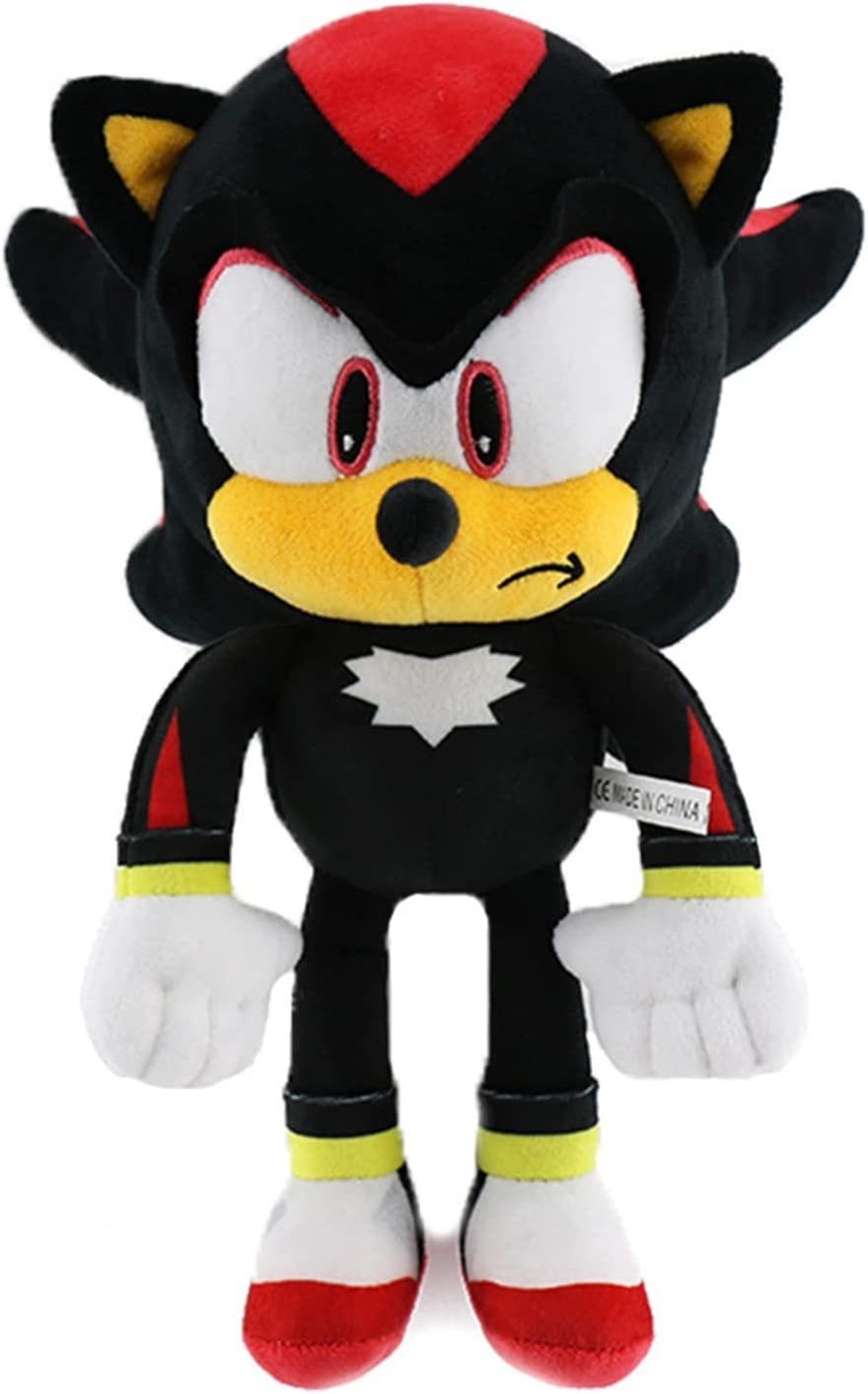 Sonic SEGA Kuscheltier Sonic The Hedgehog schwarz SEGA Sonic Plüschtier 30cm Kuscheltier (Set, 1-St., Geschenk-Set), Stofftier Sale Geschenke für Mädchen Jungen Kinder Babys spielen