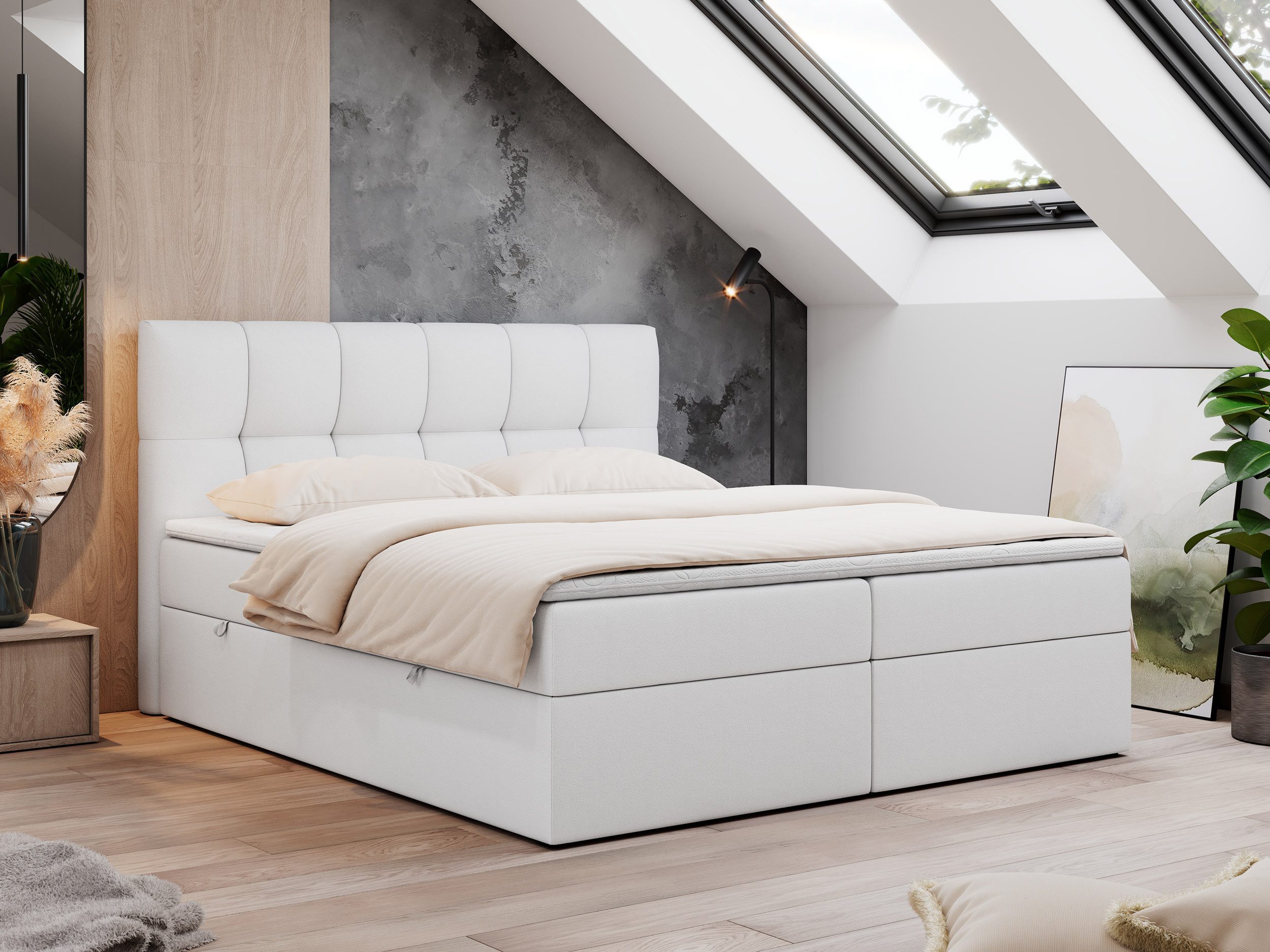 MKS MÖBEL Boxspringbett Rico (Set, Packung, günstig online kaufen