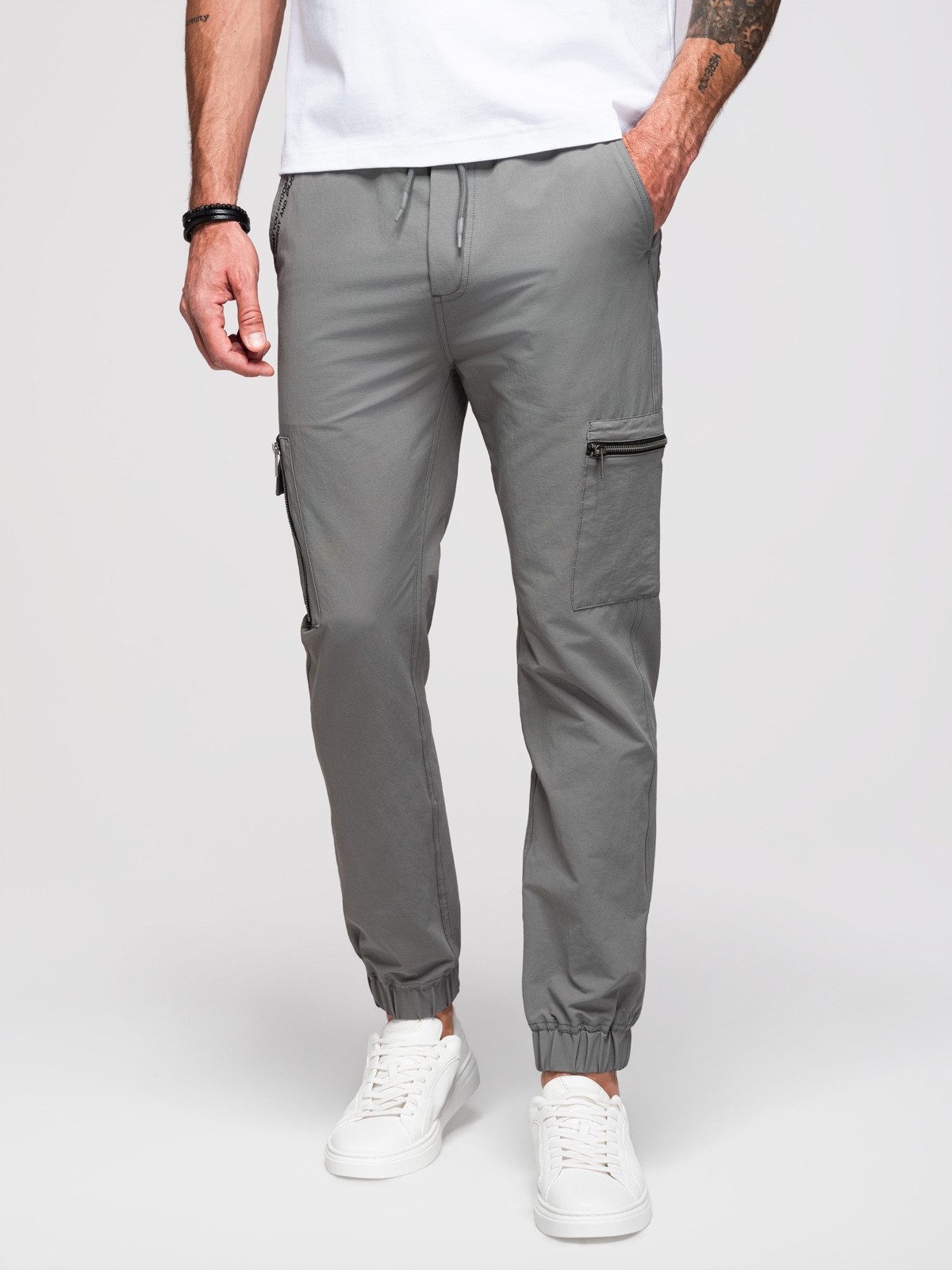 OMBRE Cargohose Herren-Jogginghose mit Cargotaschen