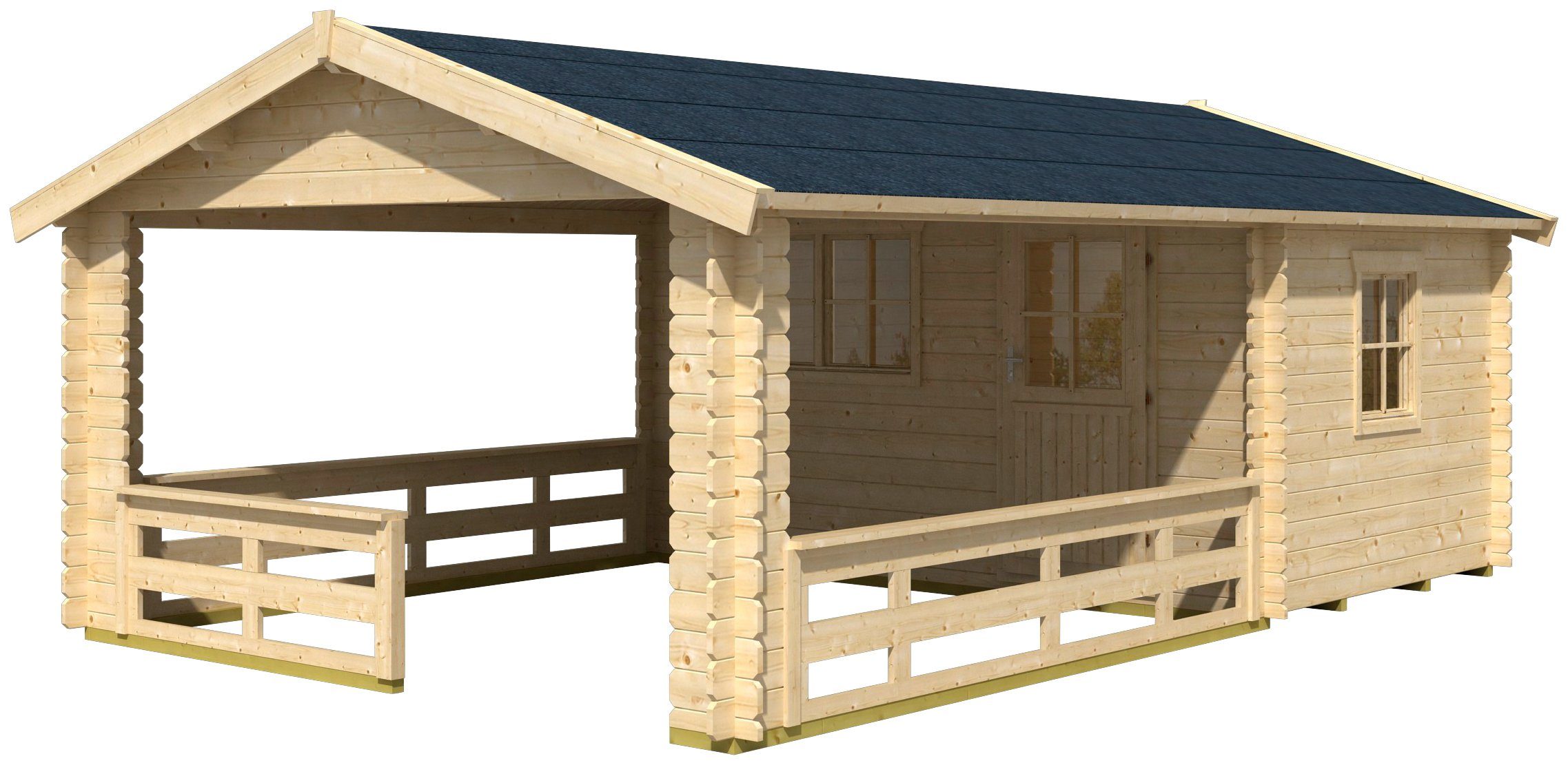 Skanholz Gartenhaus Alicante 1, BxT: 420x553 cm, (Set)