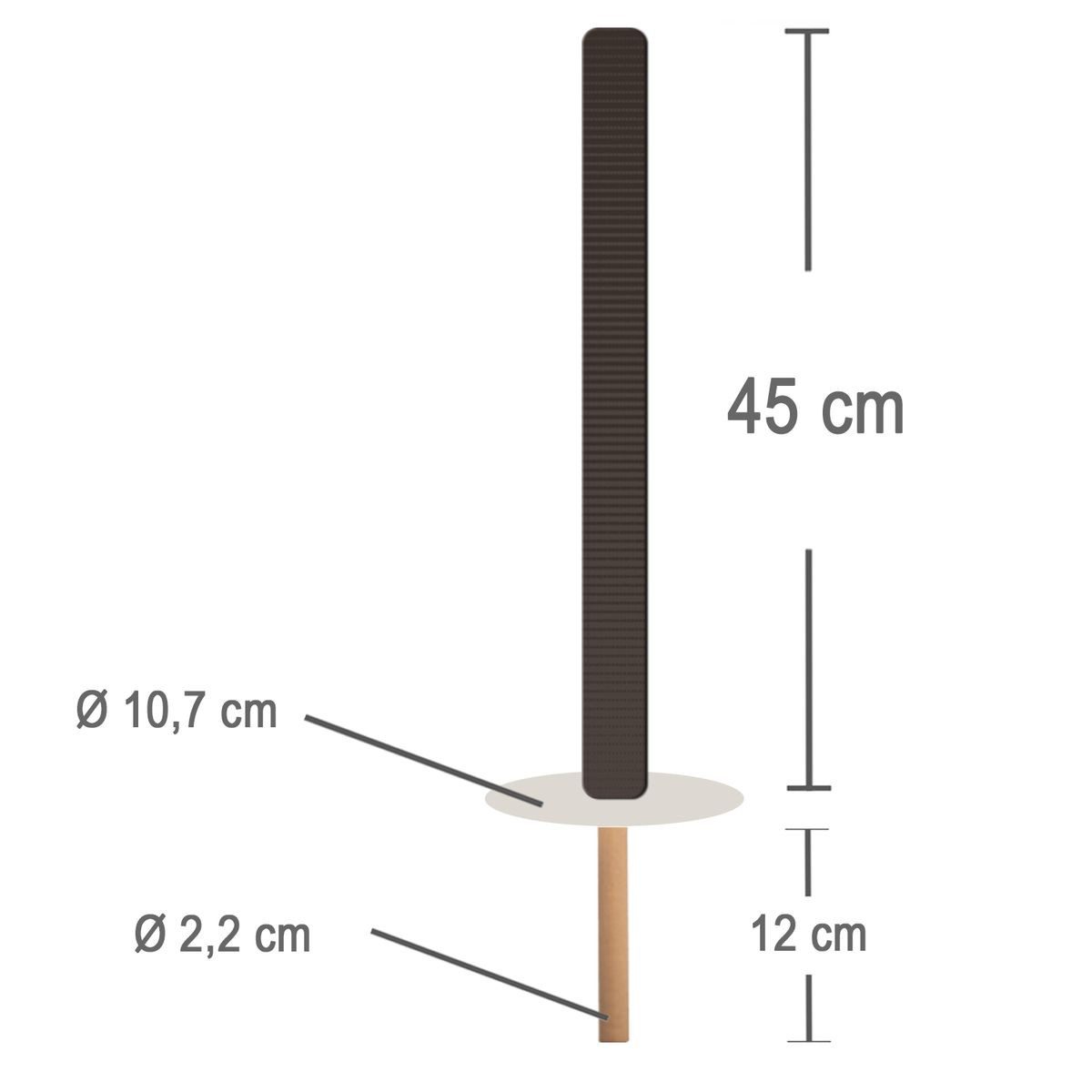 Krause & Sohn Gartenfackel 10 75 Minuten Wachfackeln mit Tropfschutz Wander günstig online kaufen