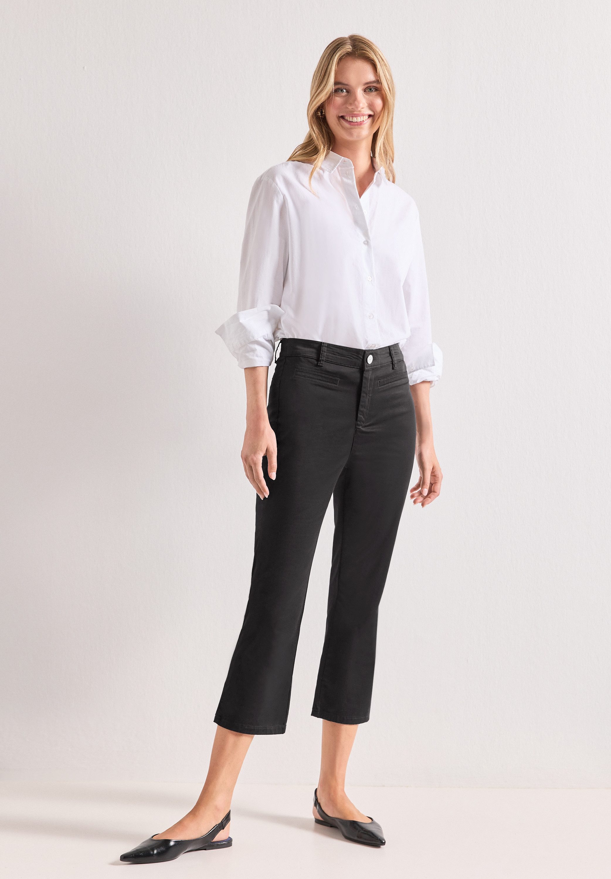 STREET ONE 3/4-Hose High Waist