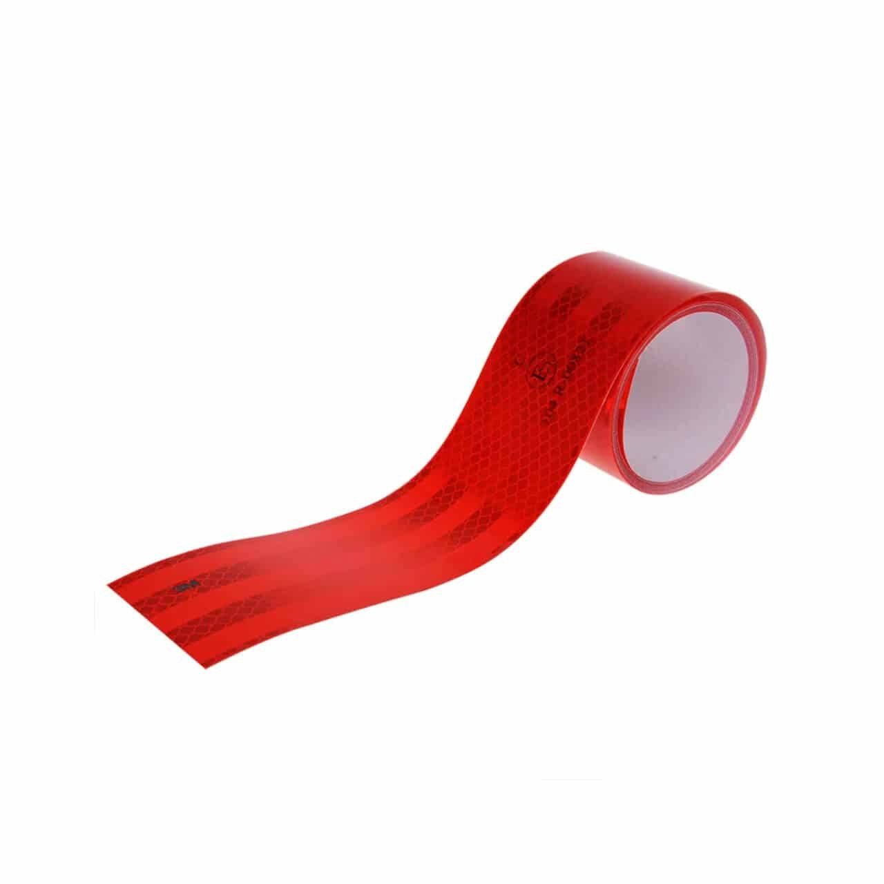 ProPlus Reflektorband Reflektorband selbstklebend rot - 2 m, (1 St),  Reflexfolie Warnmarkierung Anhänger Wohnwagen Zubehör