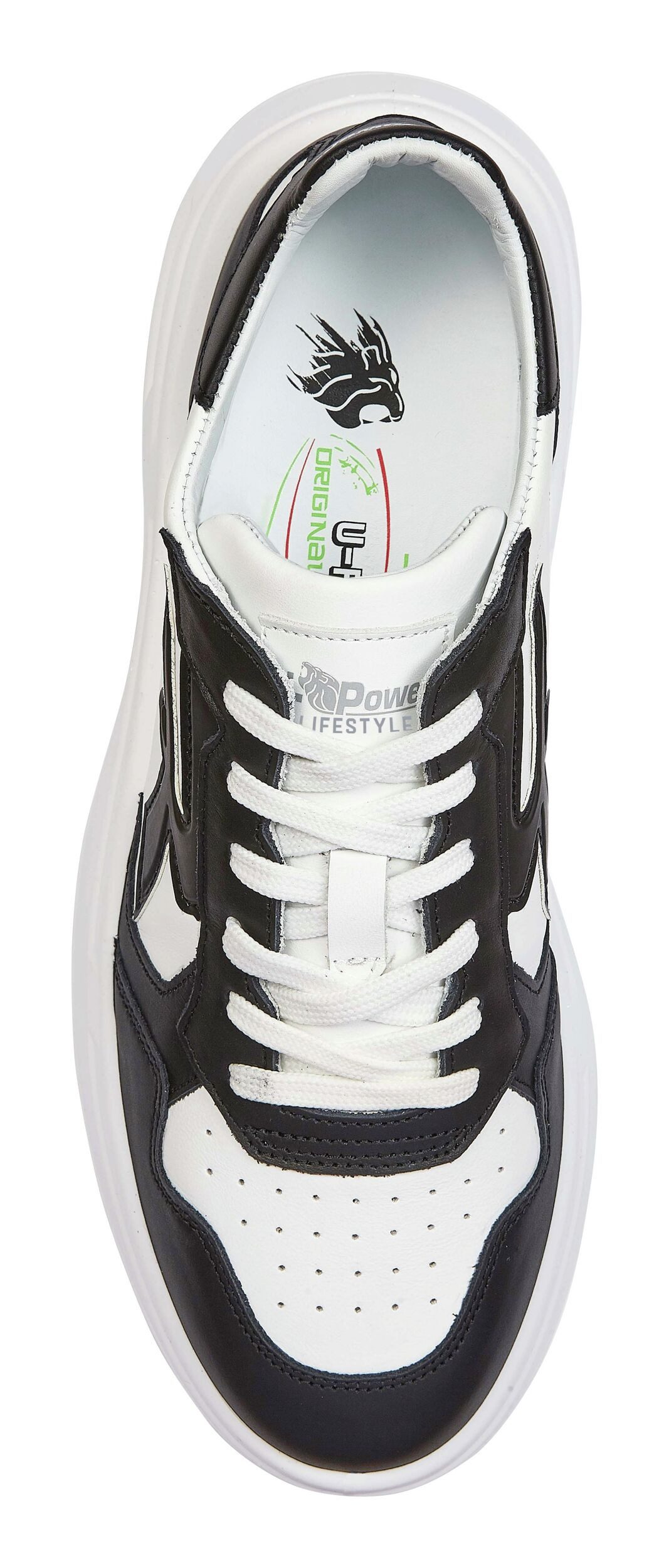 U-Power Schnürschuh Berufshalbschuh Jaydon OB SR, weiß/schwarz