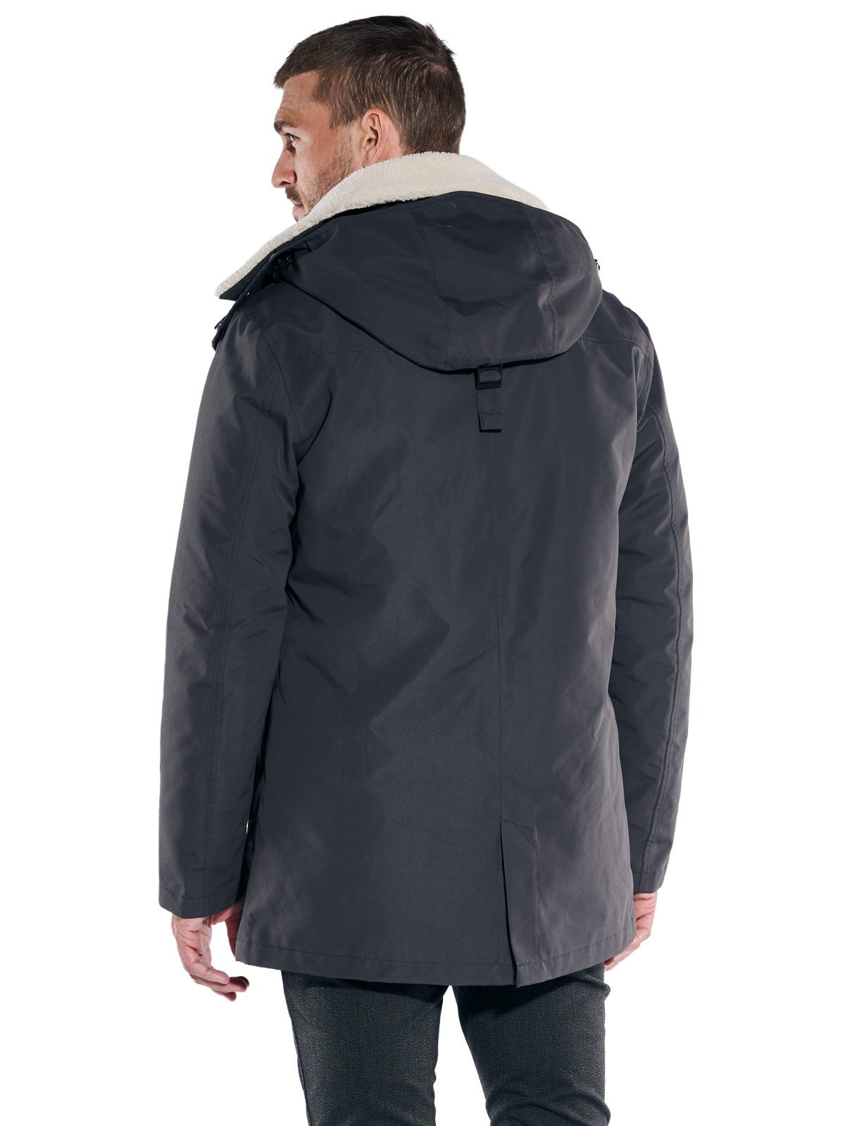 emilio adani Langjacke Herren 2 in 1 Jacke mit Funktion, Grau günstig online kaufen