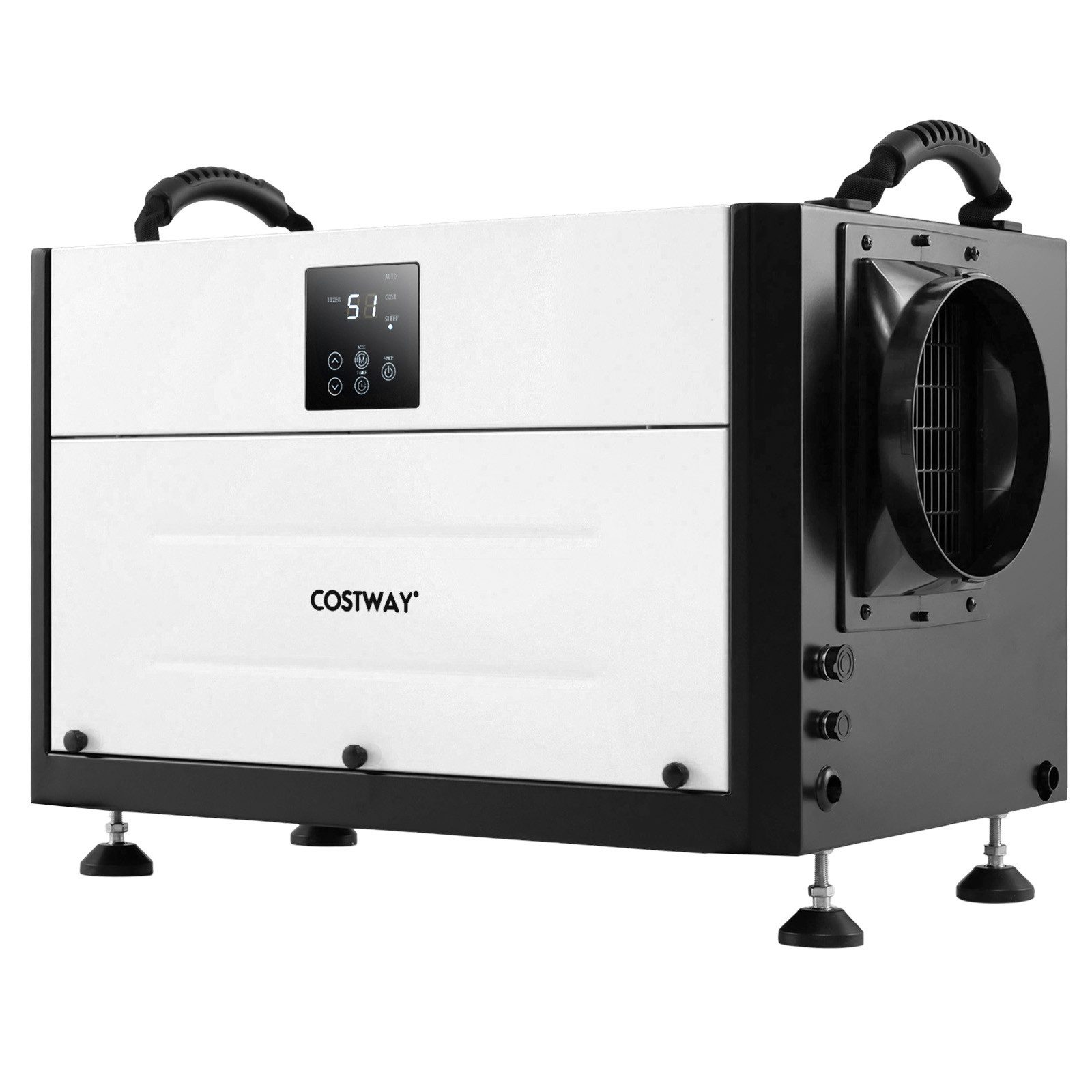 COSTWAY Luftentfeuchter, für 240 m³ Räume, Entfeuchtung 58,5 l/Tag, Keller