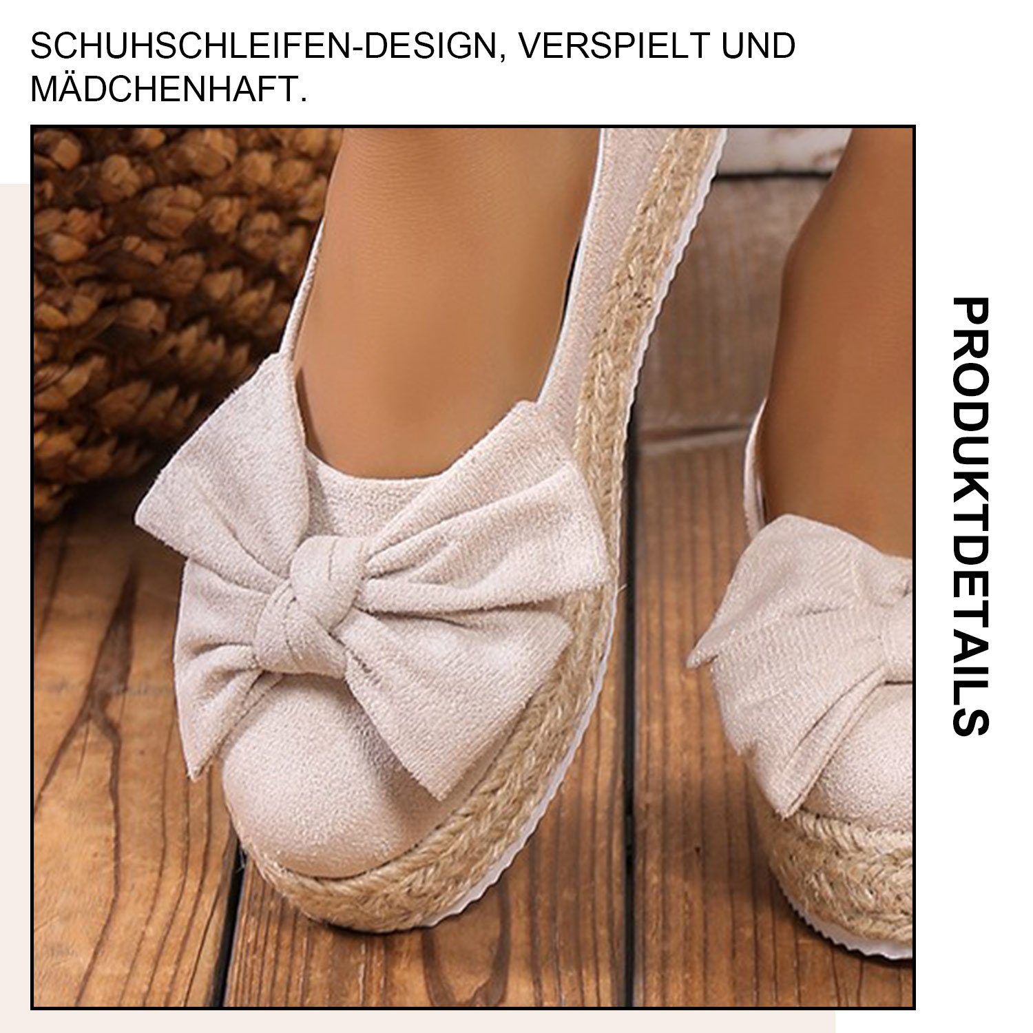 Daisred Damen Sneakers Loafer Mode Plattform Turnschuhe Loafer Weiß