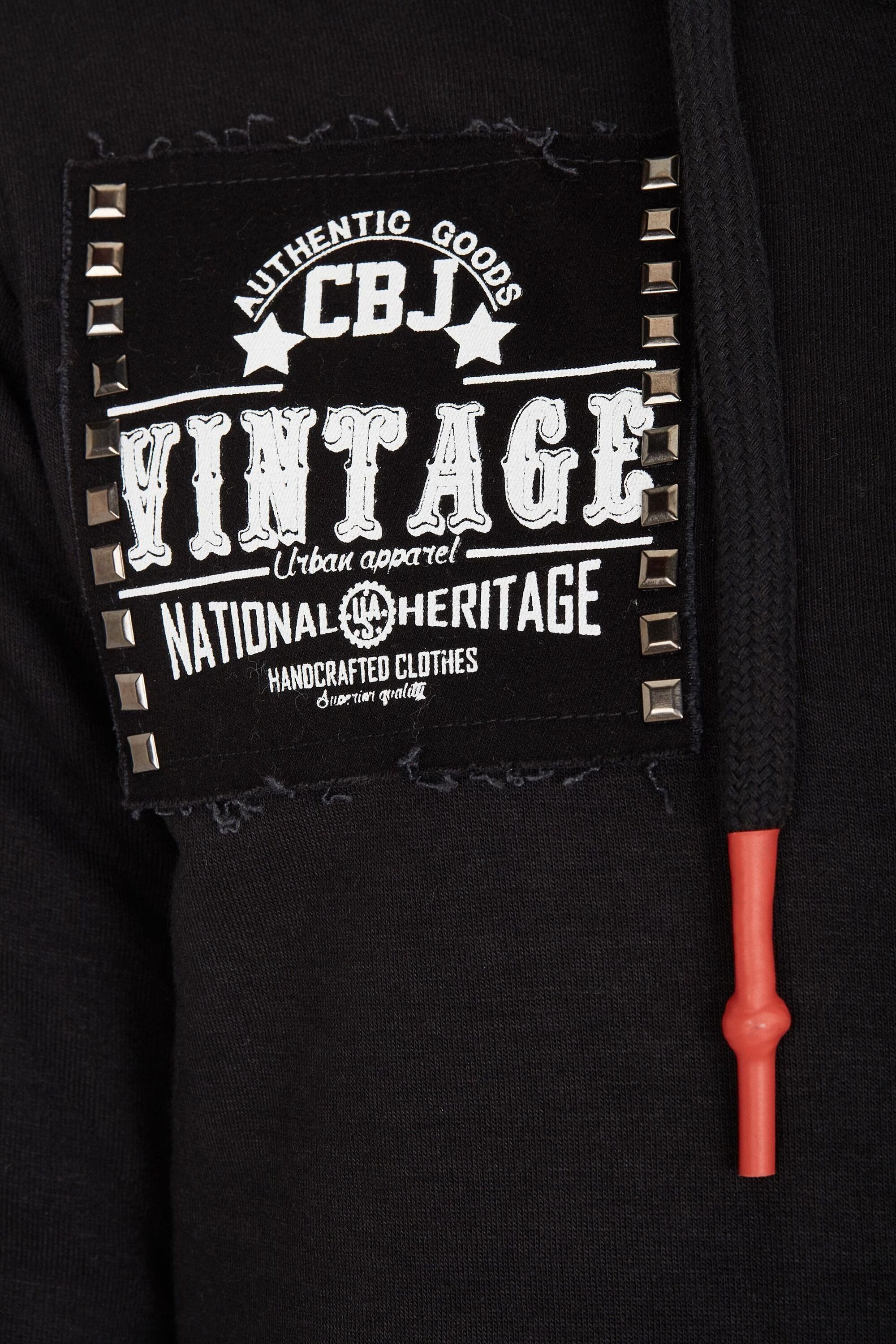 Cipo & Baxx Sweatjacke Sweatjacke (1-tlg) mit coolen Stickereien, CL-240