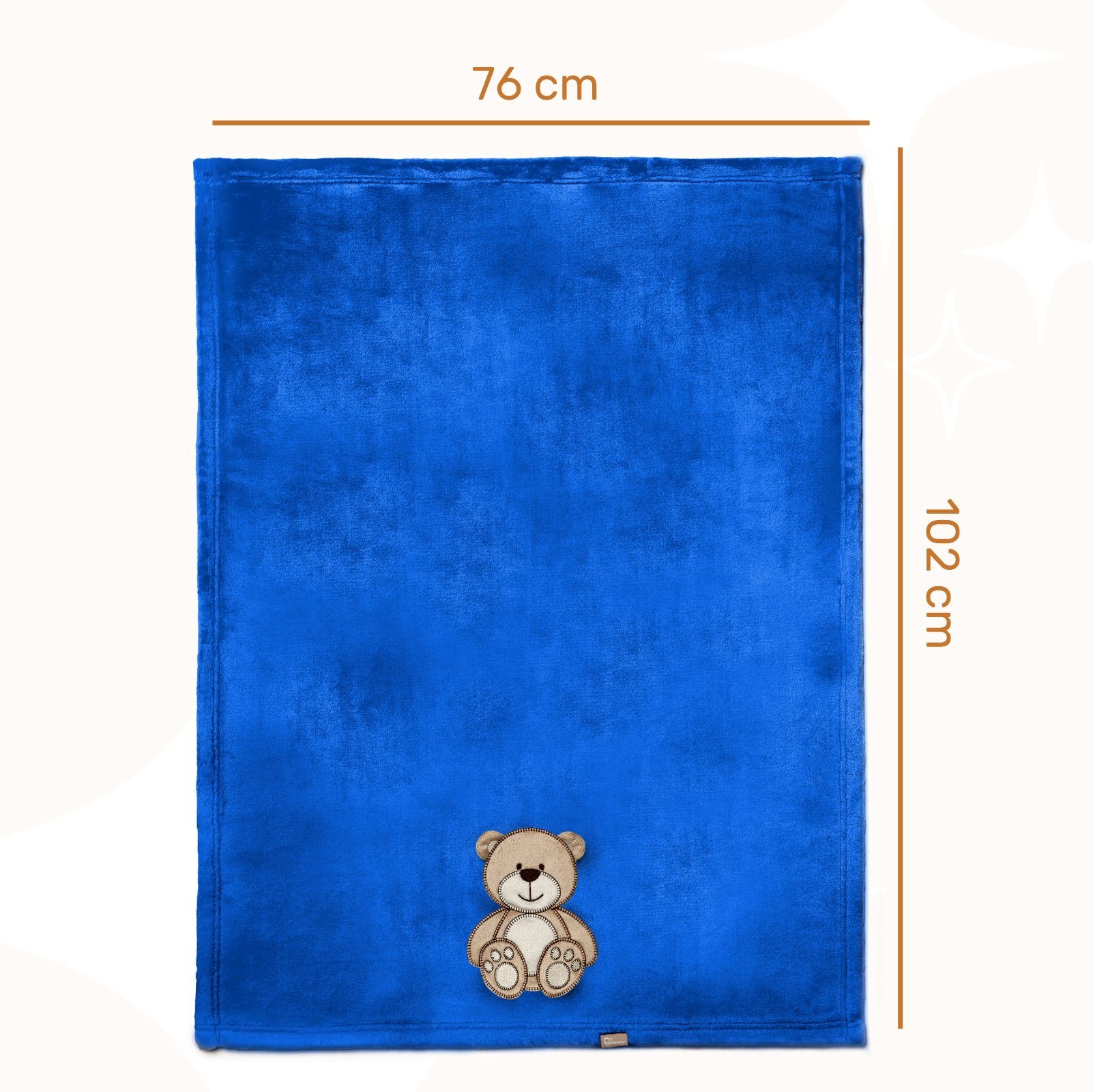 Wohndecke Warme Kuscheldecke Babydecke Blanket Baby Geschenk BE20-168, Be Mammy