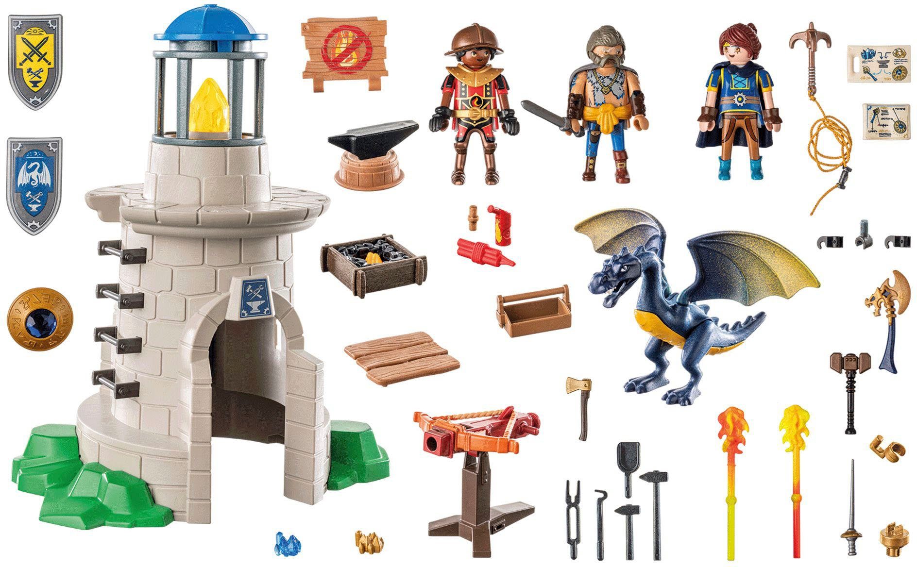 Playmobil® Ritterturm mit Schmied und Drache (71483), Novelmore Konstruktio günstig online kaufen