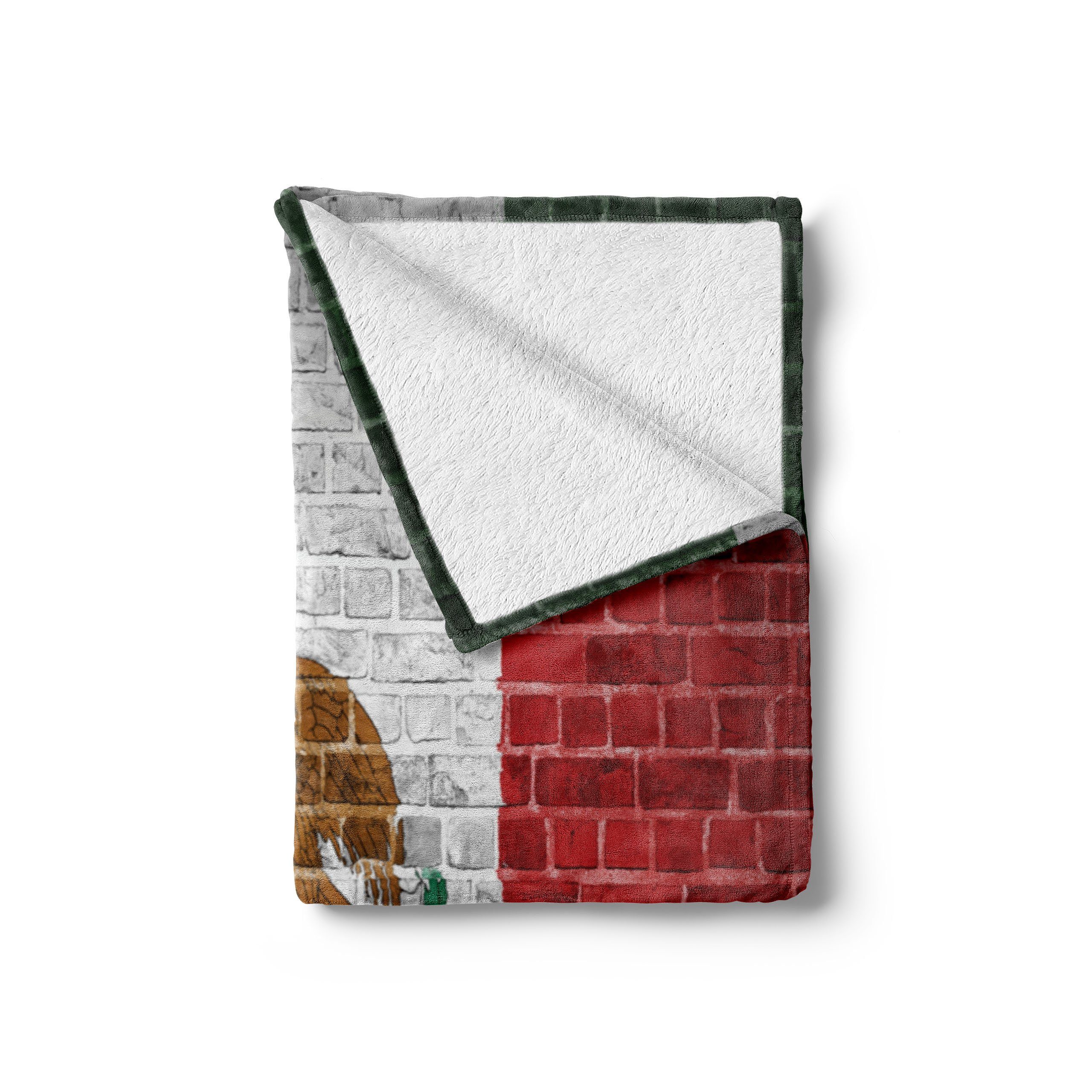 den Mexica Flag Country Innen- Wohndecke Außenbereich, Gemütlicher Plüsch und für Latina Abakuhaus,