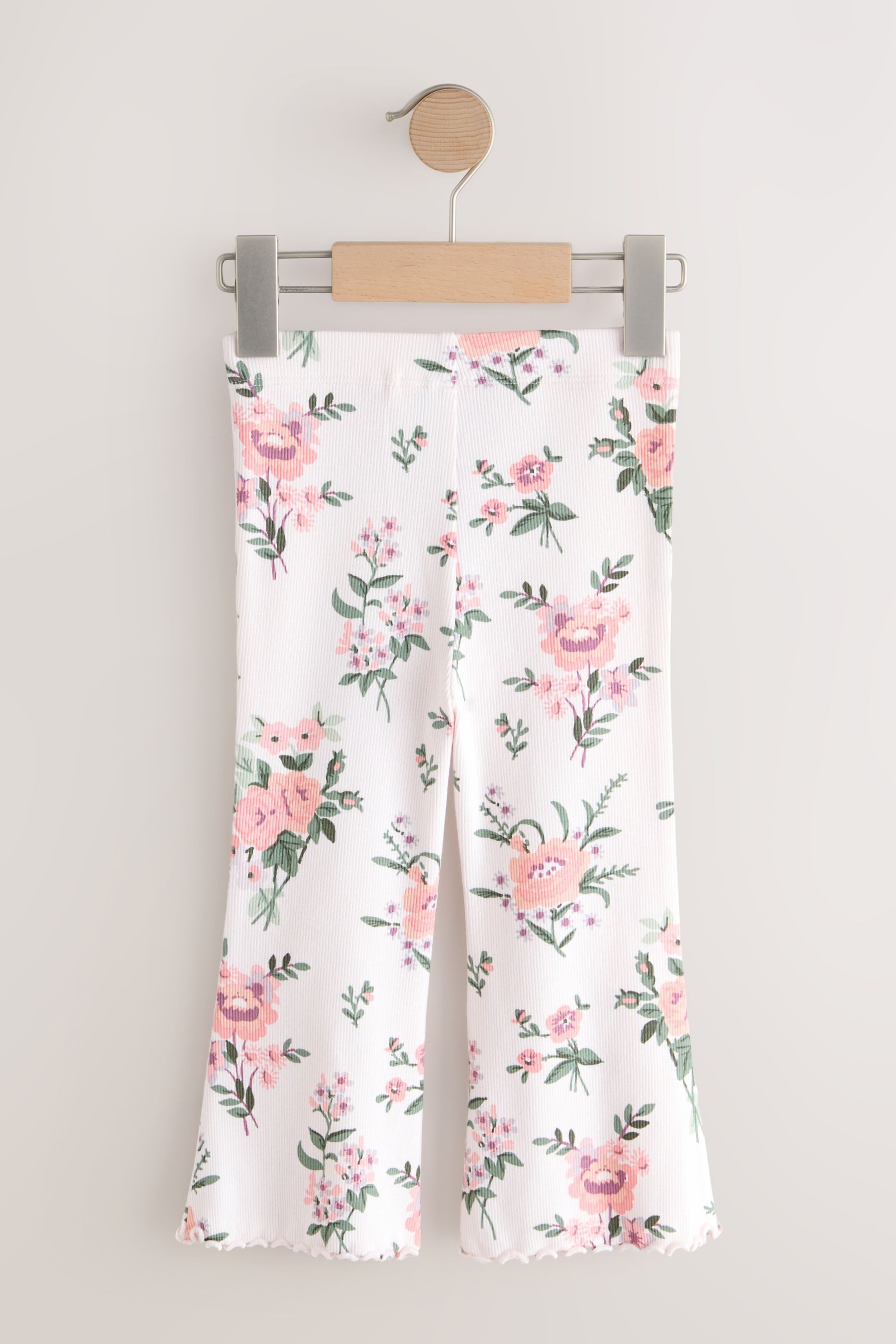 Next Leggings Gerippte Leggings mit ausgestelltem Bein (1-tlg)