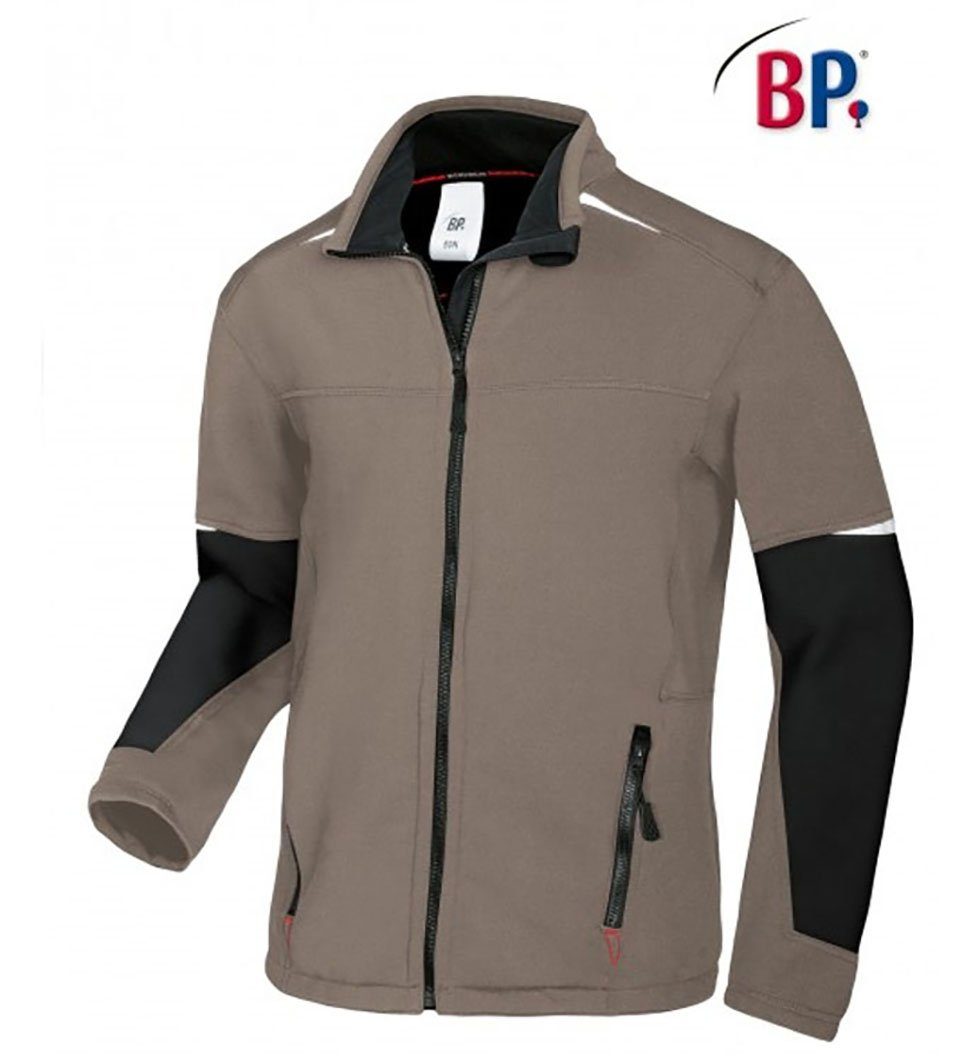 Arbeitsjacke BP® Fleecejacke Outdoor Arbeitsjacke Fleece Stehkragen langarm Workwear oder Freizeit für Herren 1987-679