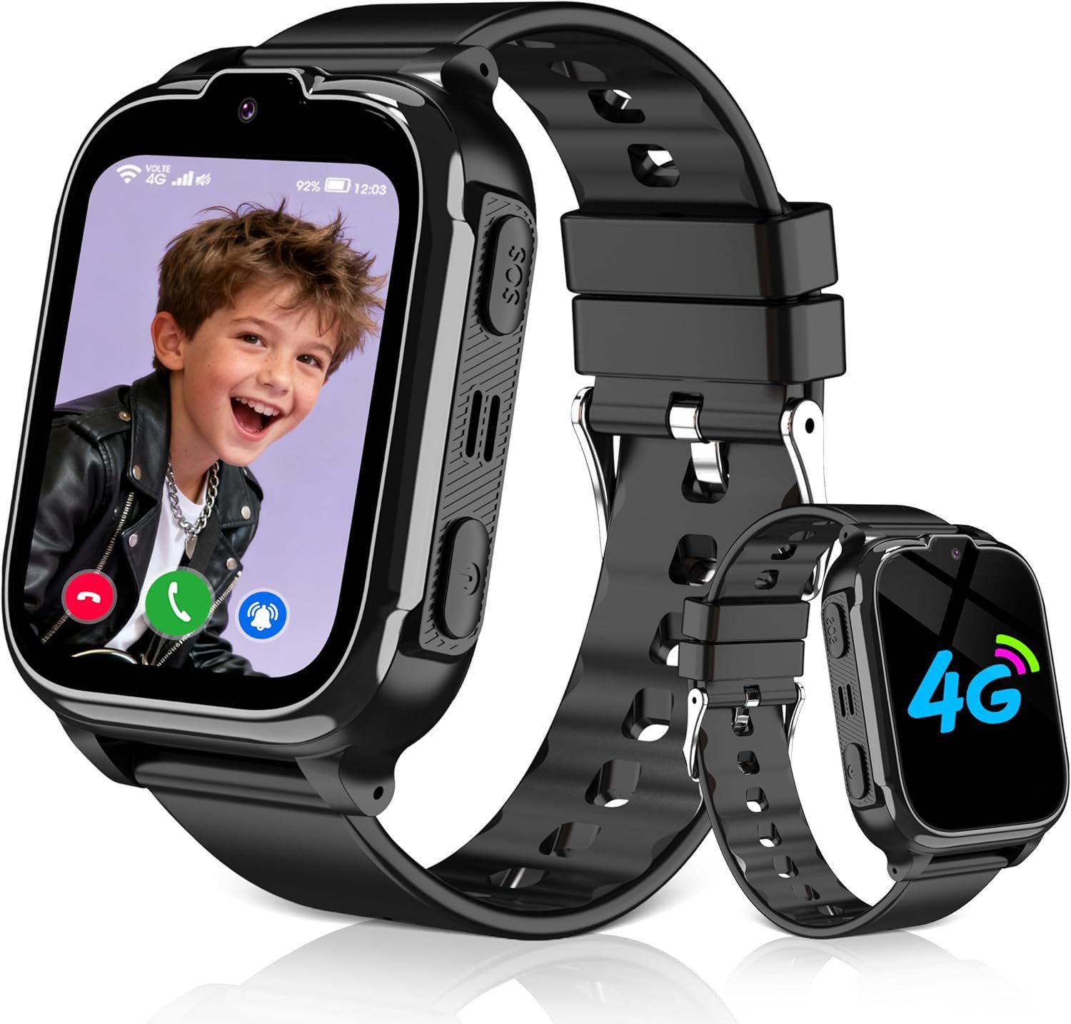 Kesasohe Smartwatch (2,5 cm, sim-karte), Kinder Smartwatch 4G