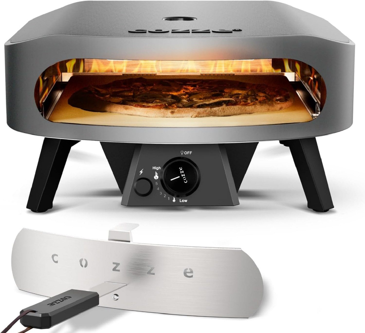 COZZE Elektrogrill COZZE Pizzaofen Classic 17 Zoll Gas Backofen