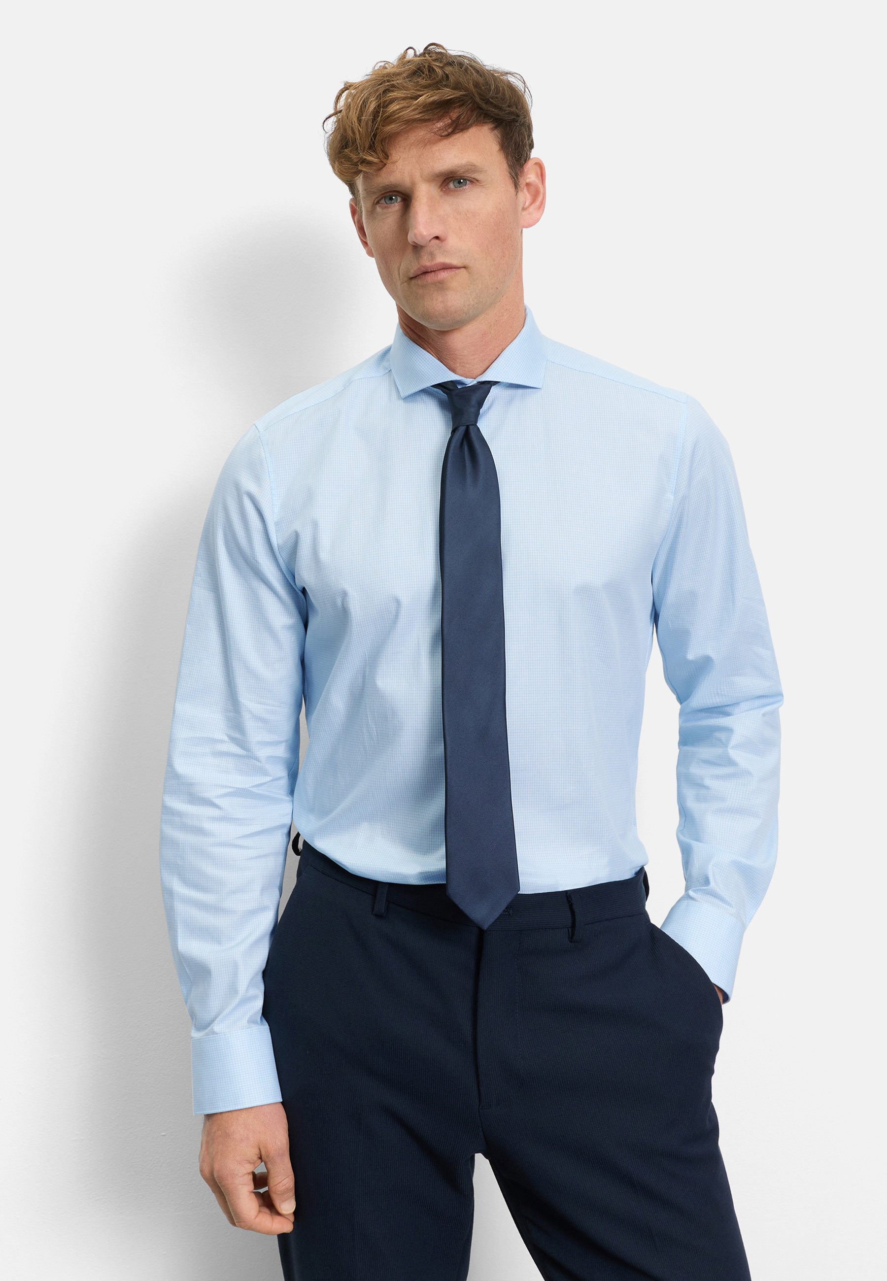 OLYMP Businesshemd OLYMP Level Five, body fit, Haifisch