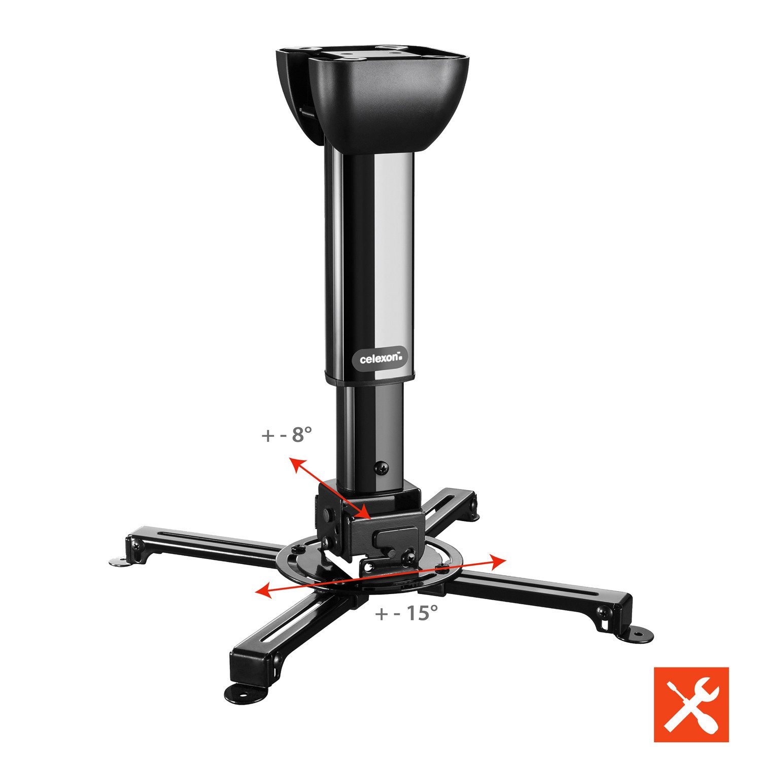 Celexon Beamer-Deckenhalterung universal MultiCel 4060 Pro