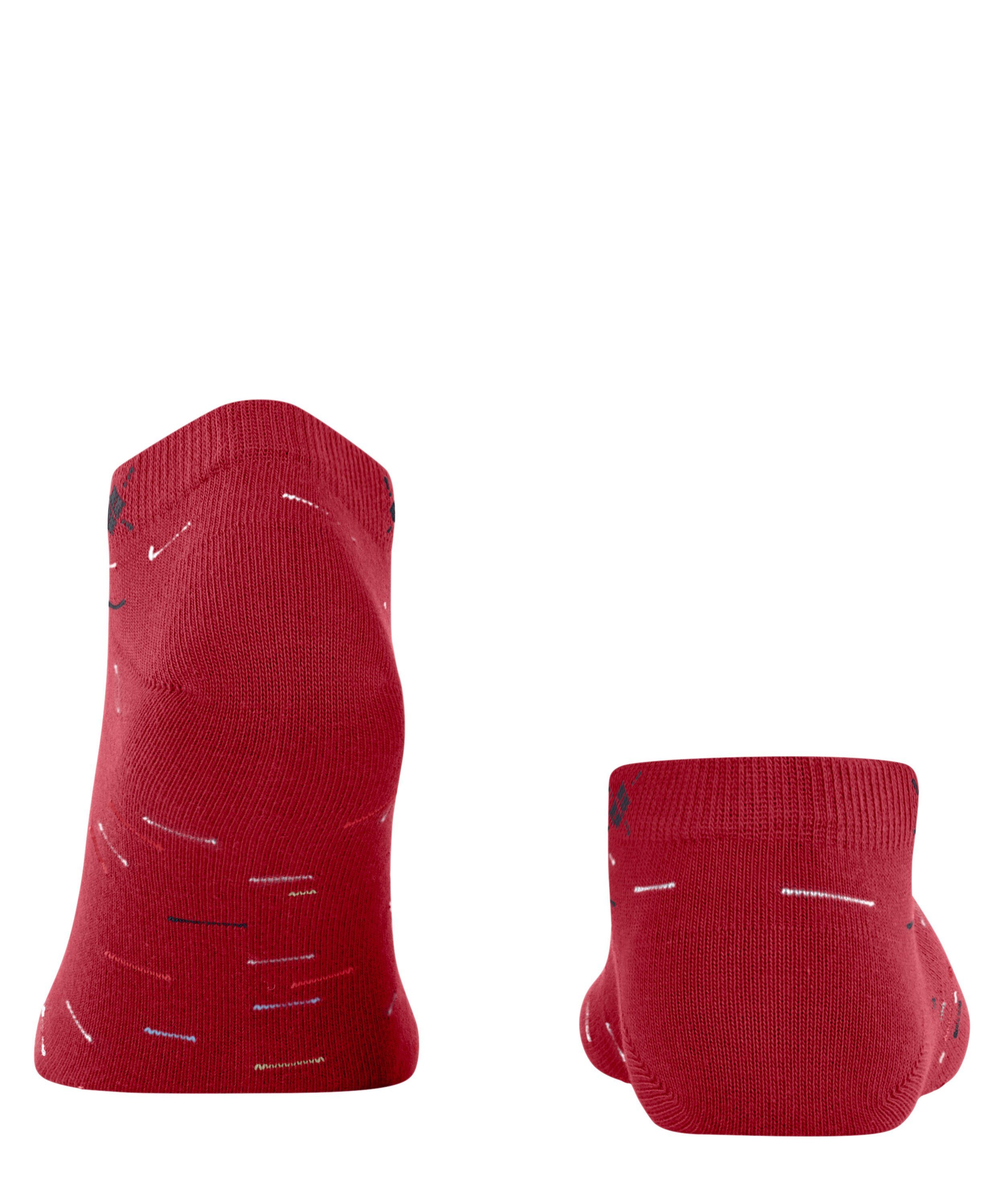 Burlington Stripe pepper Baumwolle red Sneakersocken (1-Paar) Multi mit (8074)